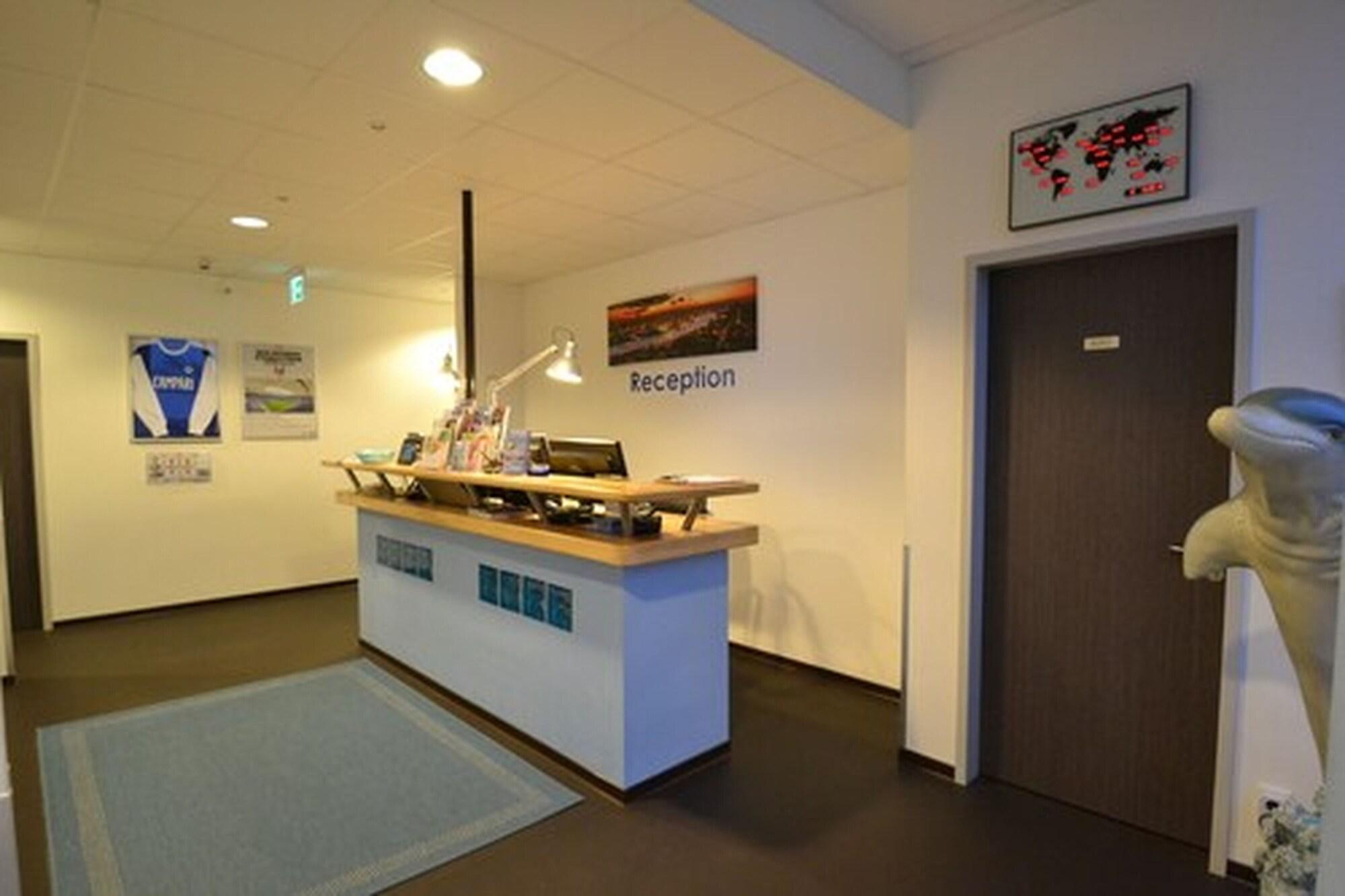 Vista Lobby Arena Hostel Hamburg