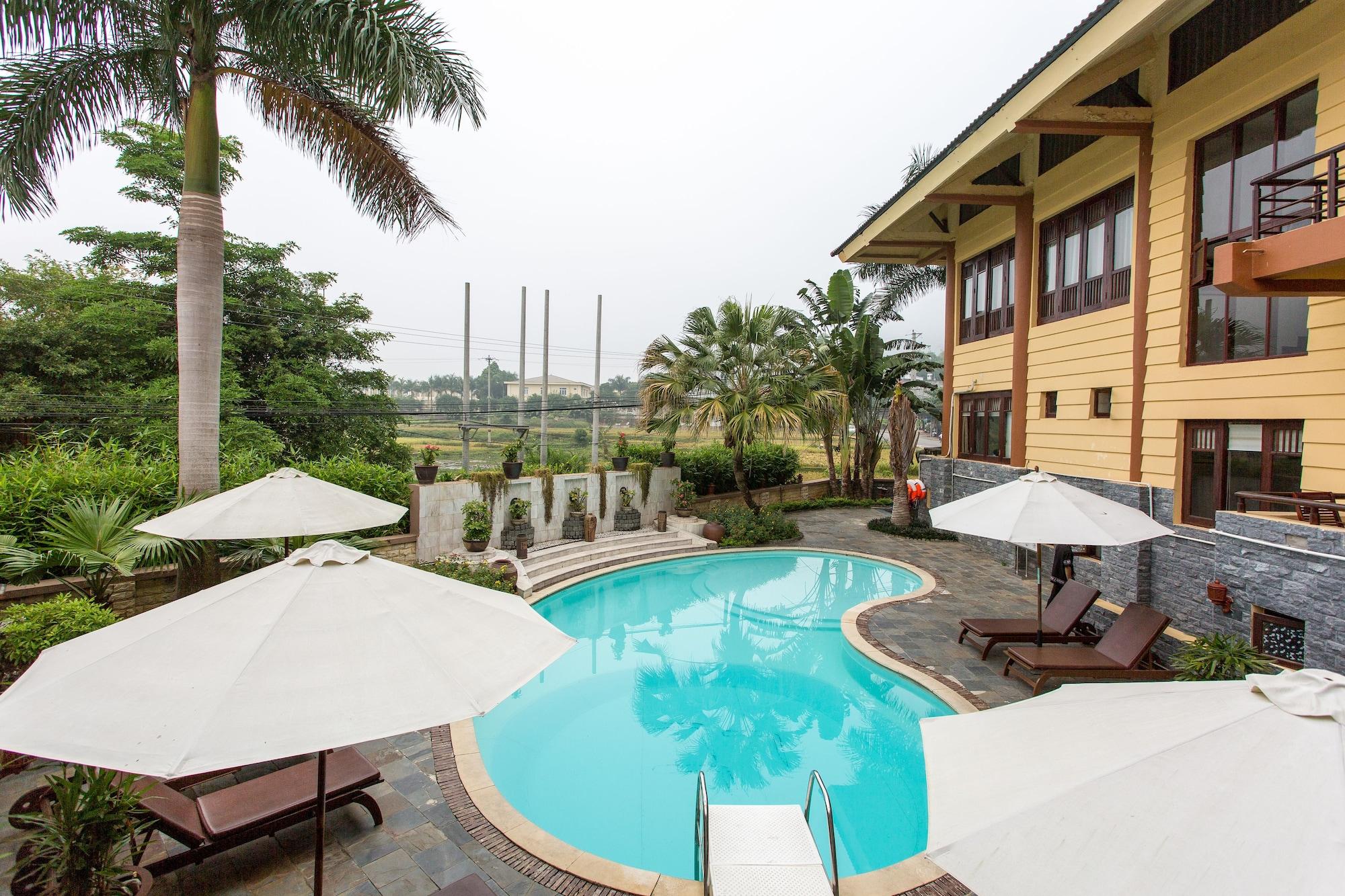 Vista Piscina Mai Chau Lodge