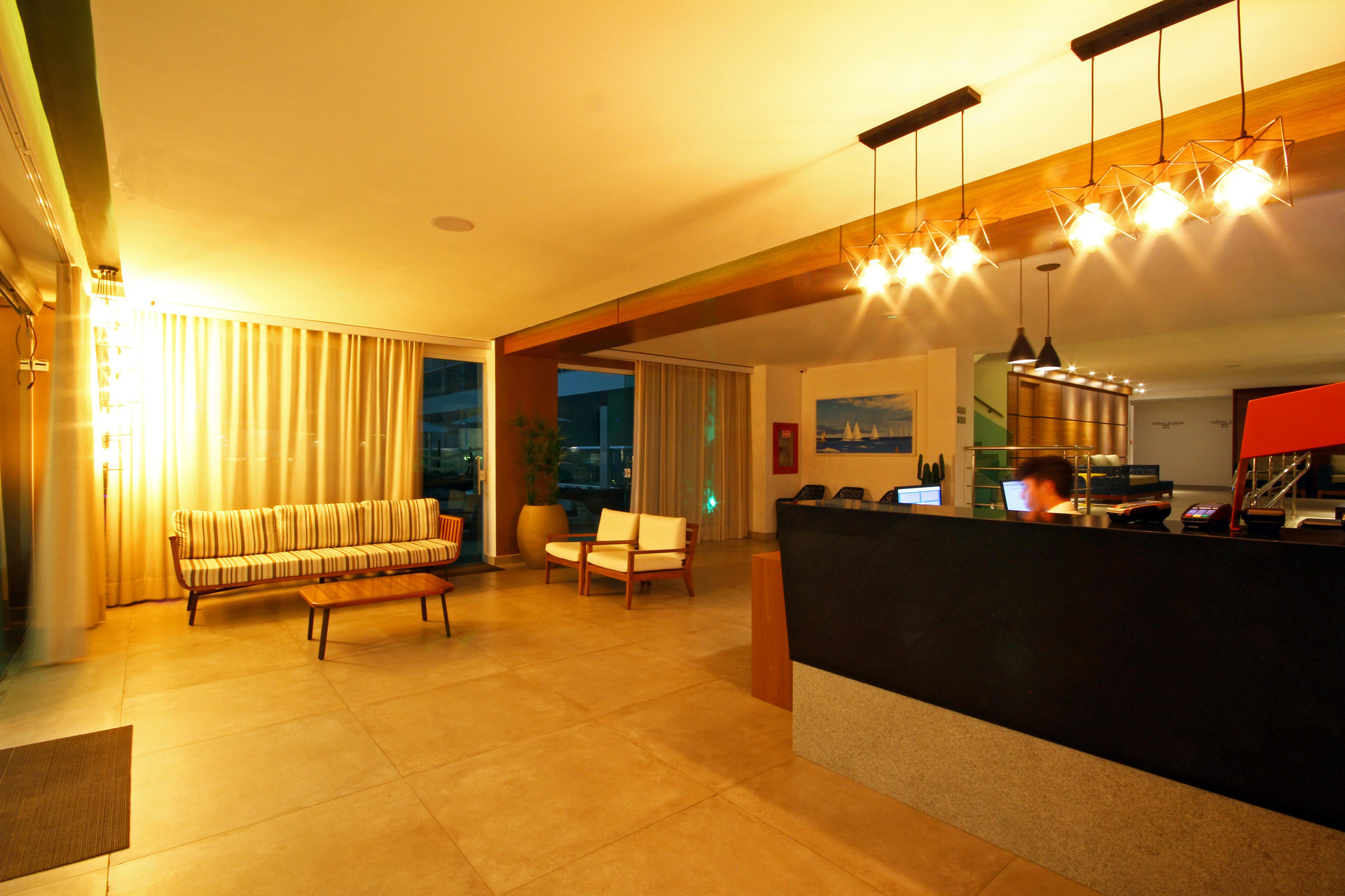 Vista Lobby Paradiso Peró Praia Hotel