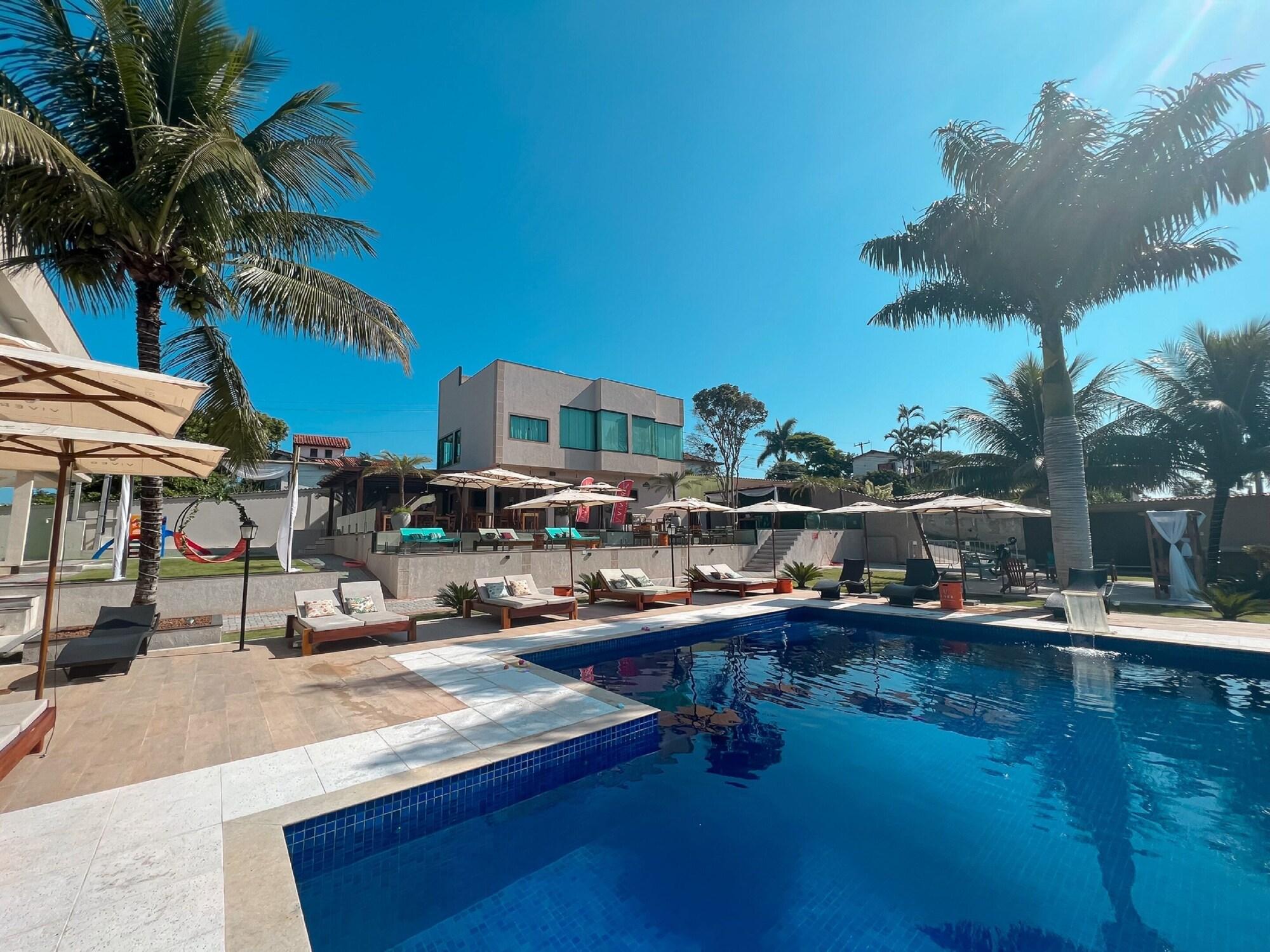 Vista da piscina Viver Pousada