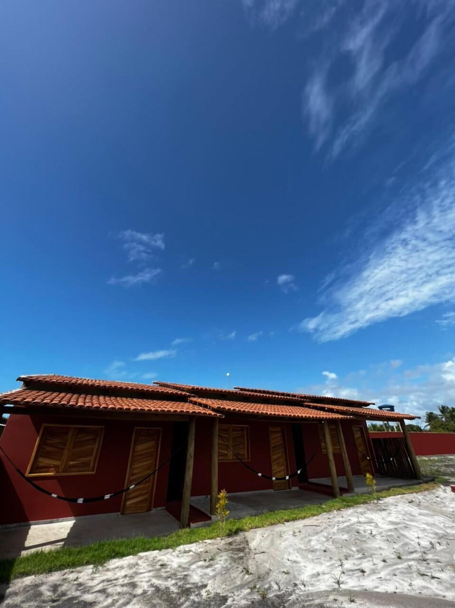 Vista Exterior Conforto e Sossego: Chalés à Minutos Da Praia