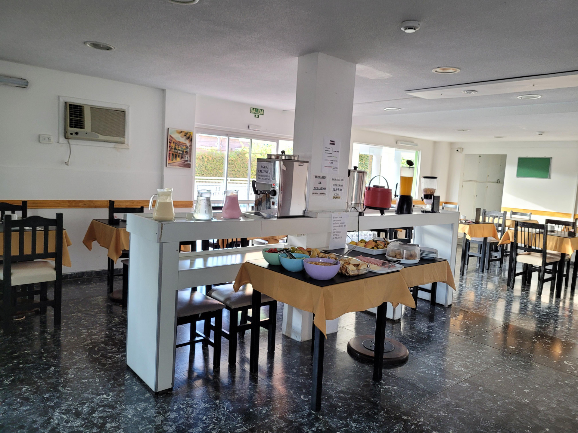 Área de desayuno El Mirador