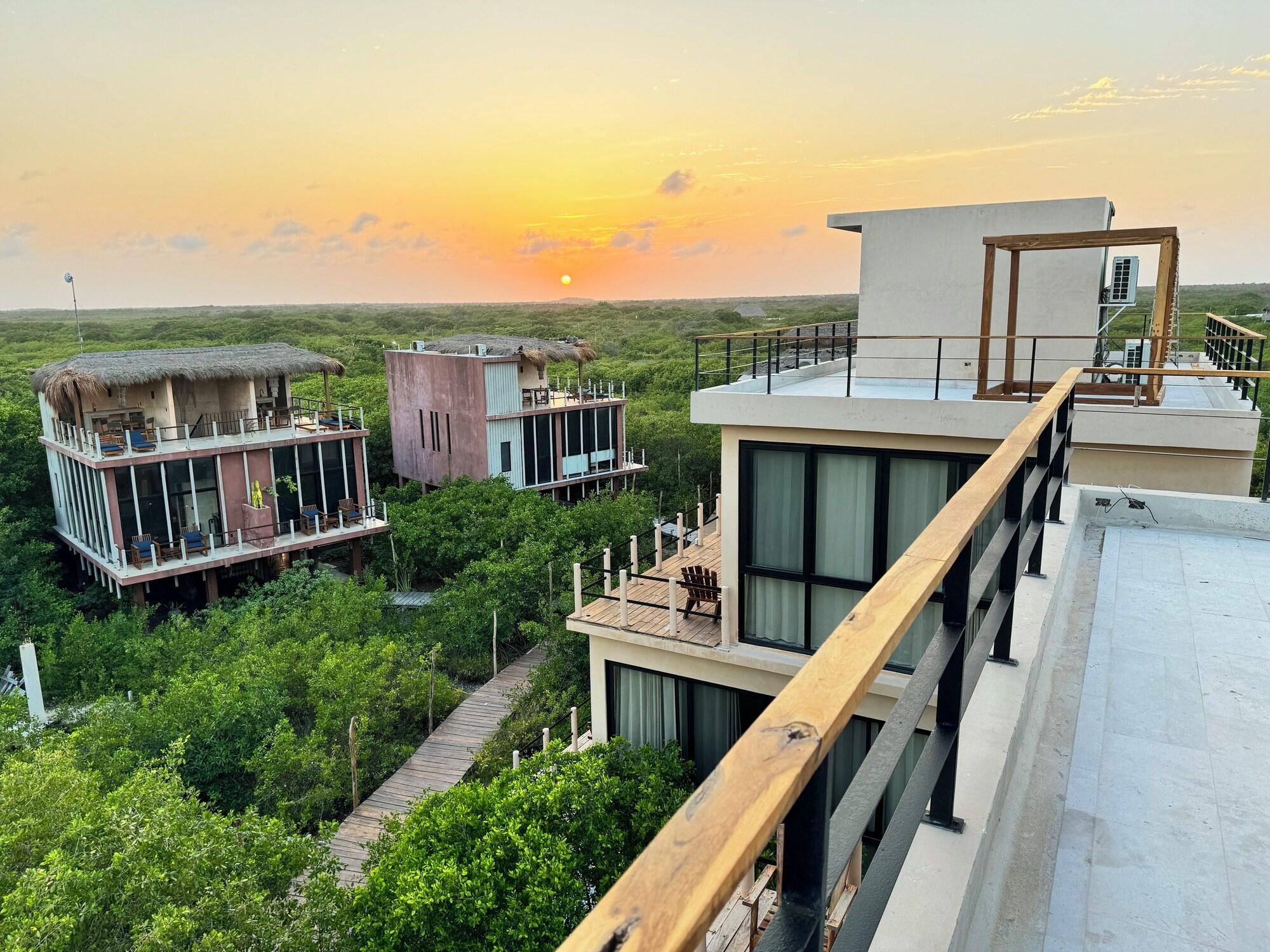 Vista Exterior Caimán Habitat Tulum Beach, By Ahau Collection