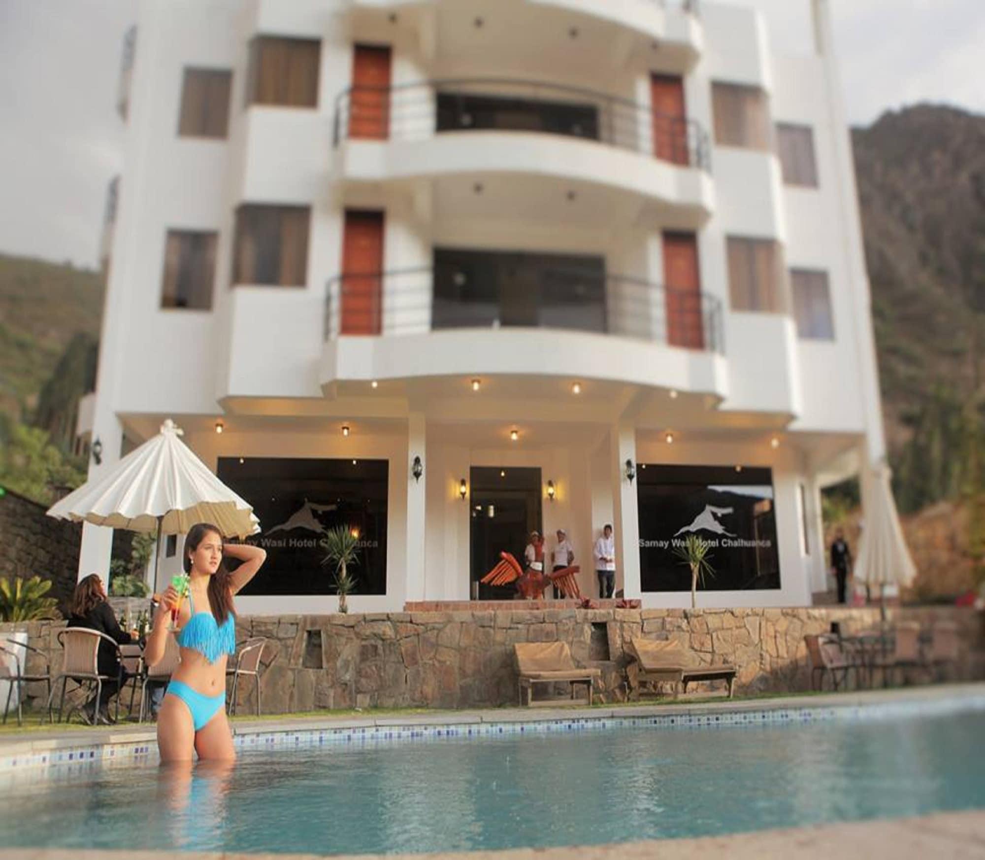 Vista Piscina Samay Wasi Hotel Chalhuanca