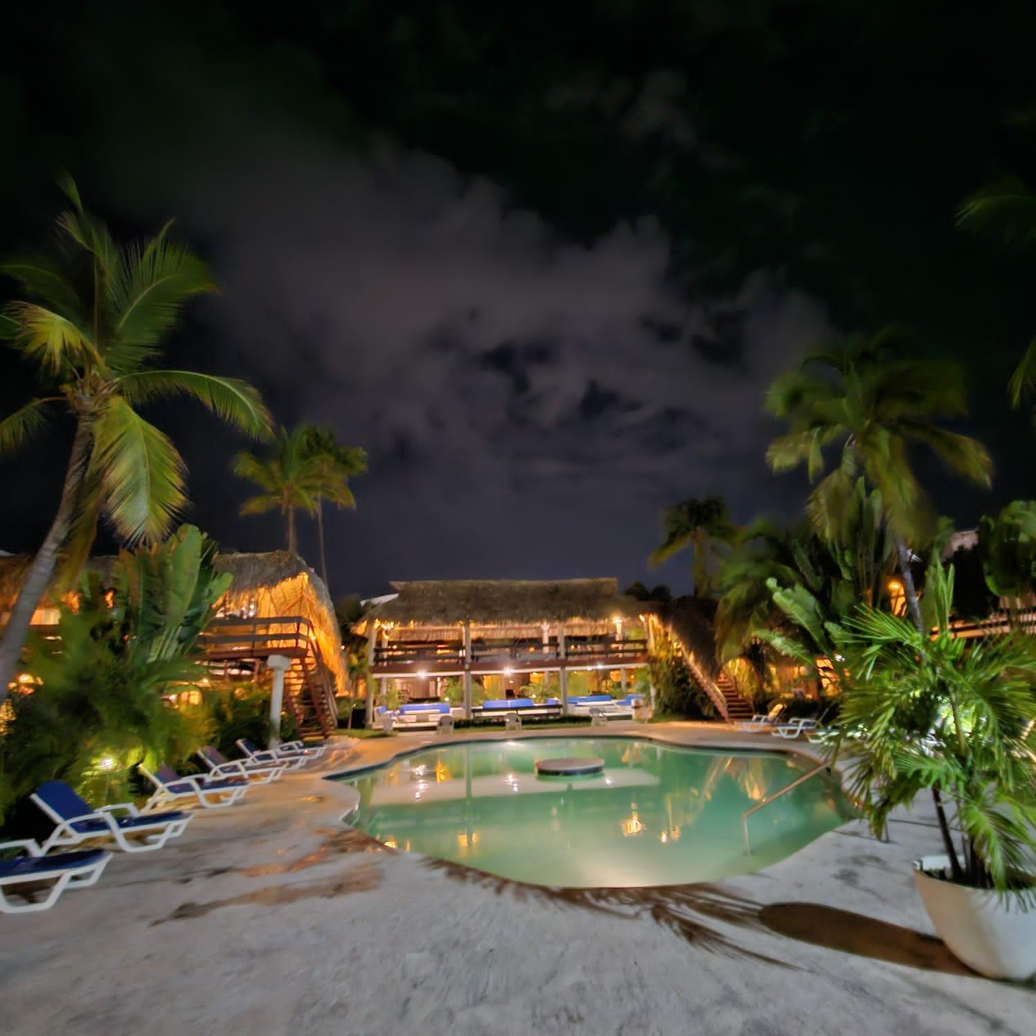 Vista Piscina Hotel Bali-Hai Acapulco