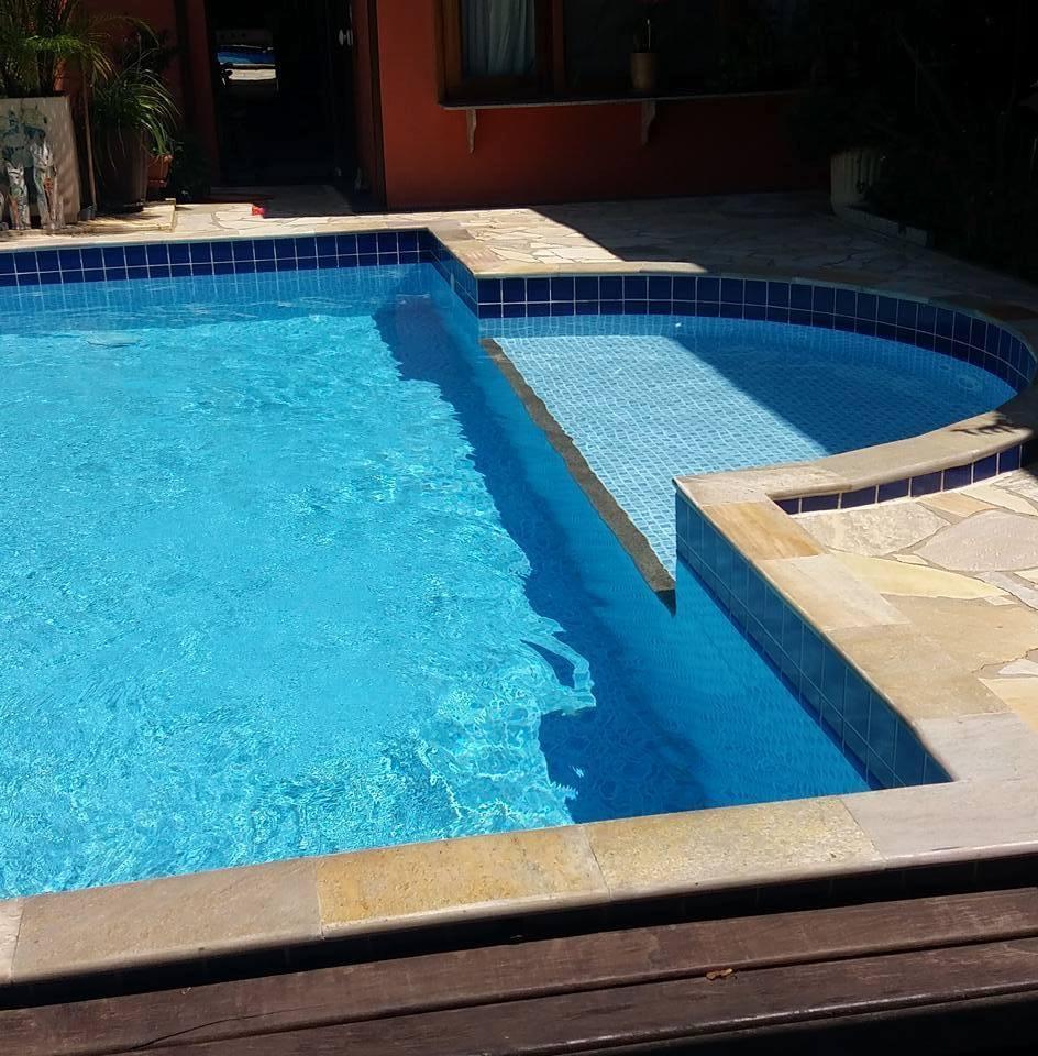 Vista Piscina Pousada El Garcia