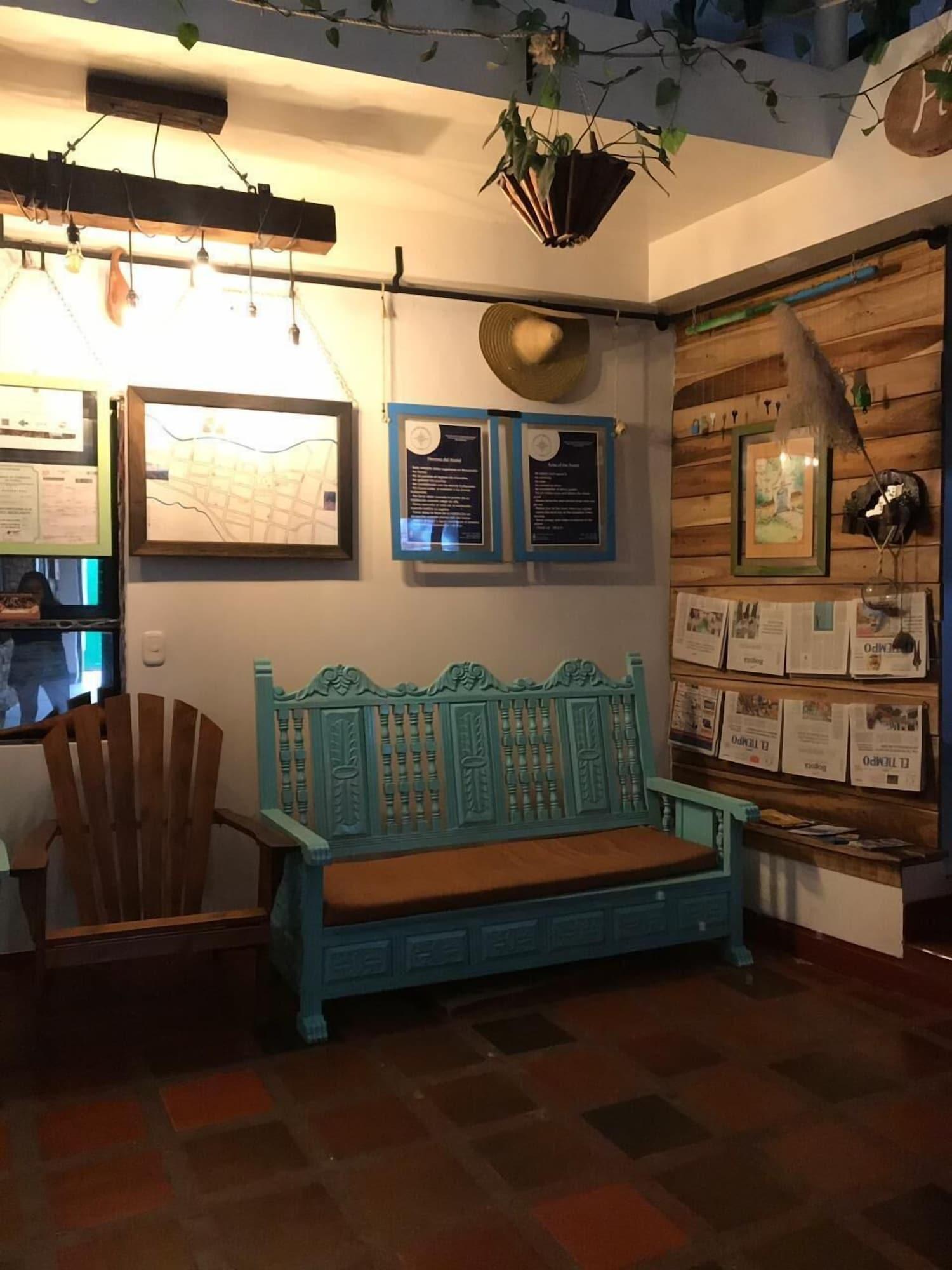 Vista Lobby Hostel La Rosa Nautica