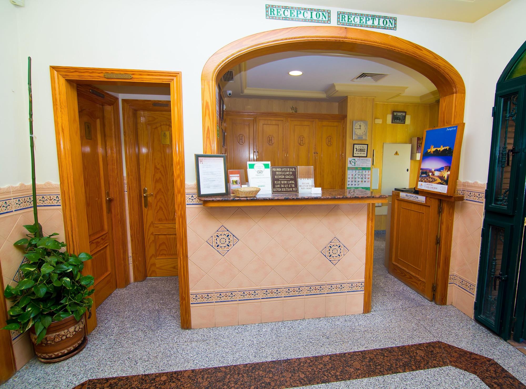 Vista Lobby Hostal Los Corchos