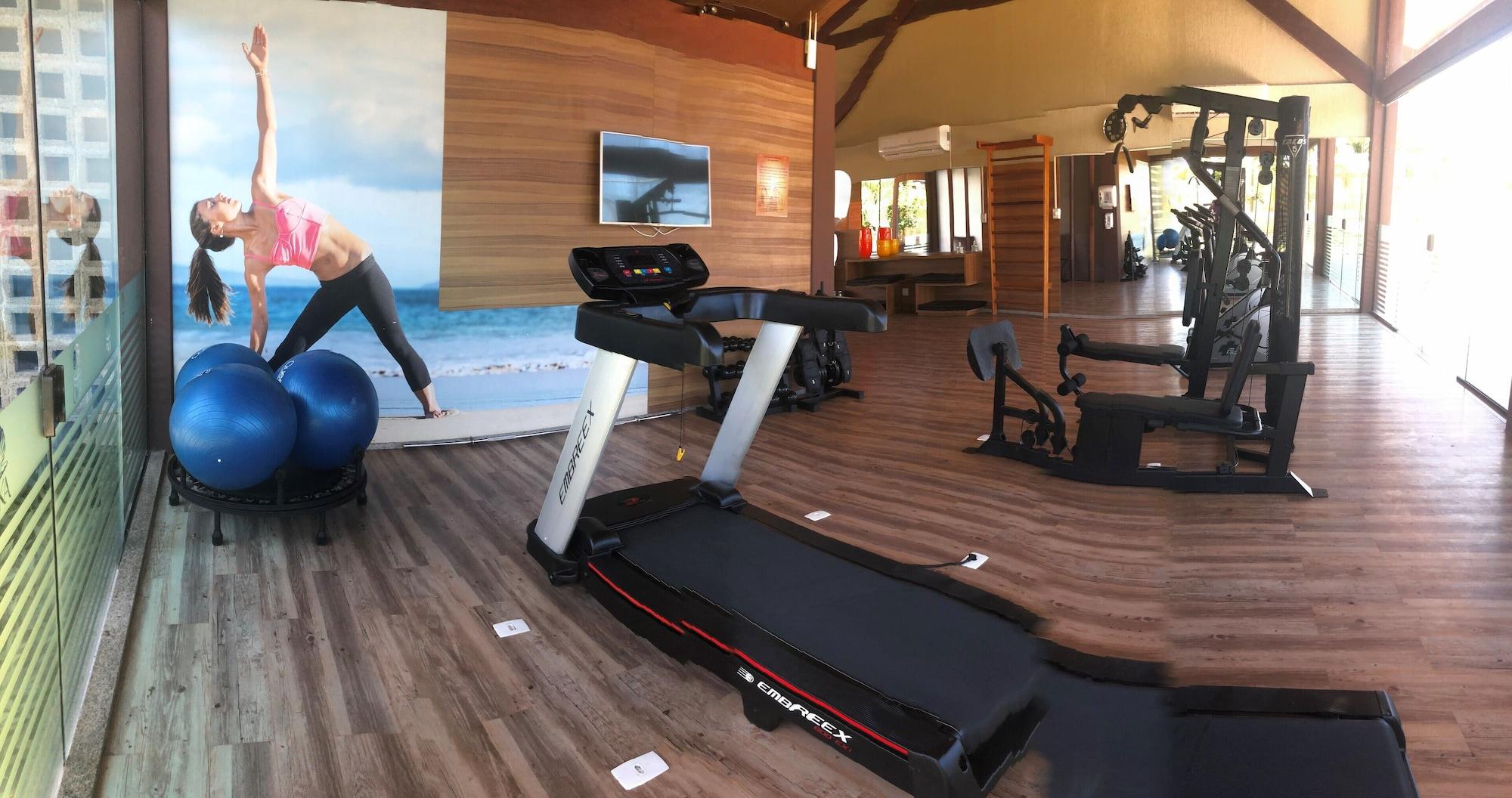 Gimnasio Oka Beach Residence Flat de Luxo Térreo