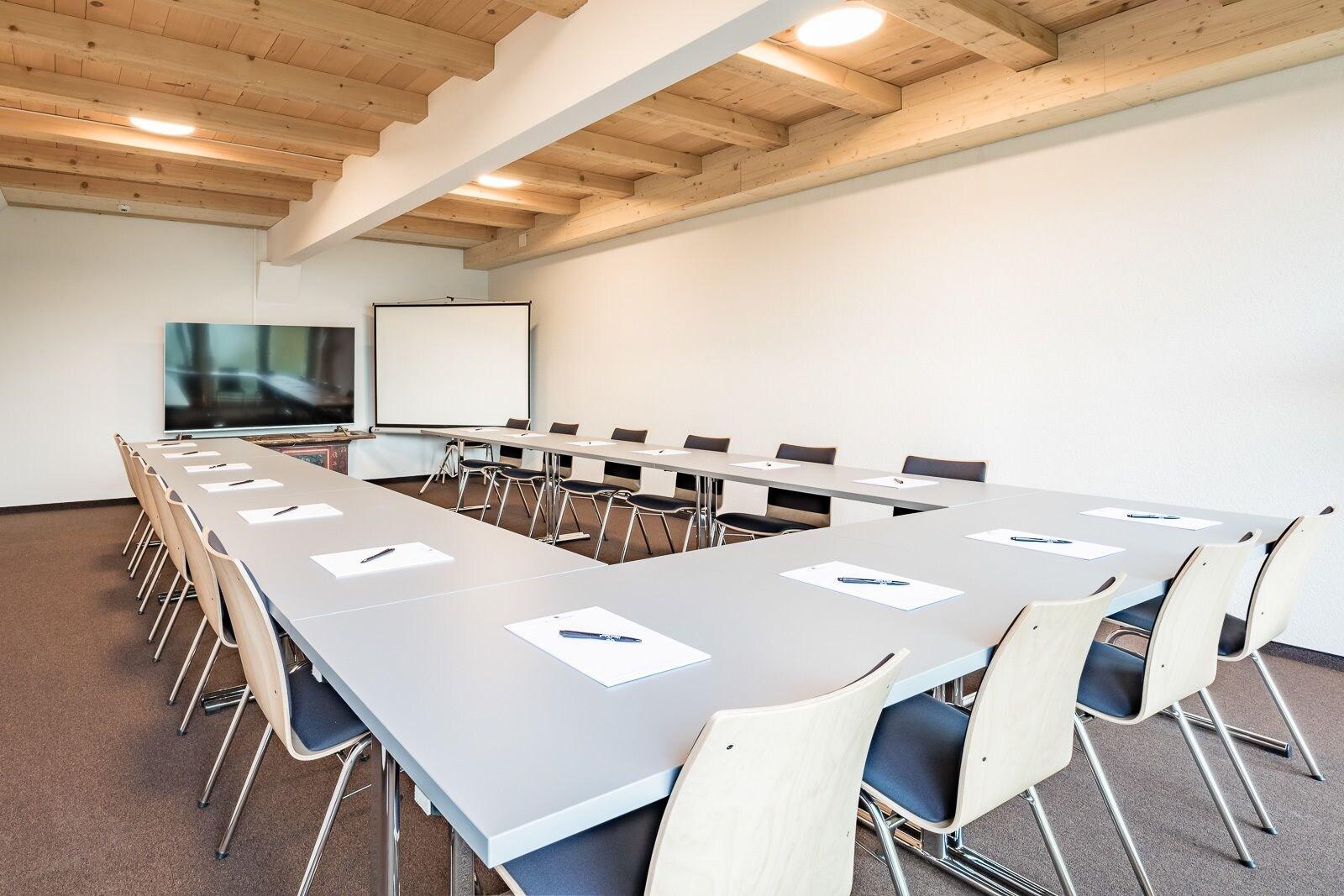 Sala de Reuniones Rinderberg Swiss Alpine Lodge