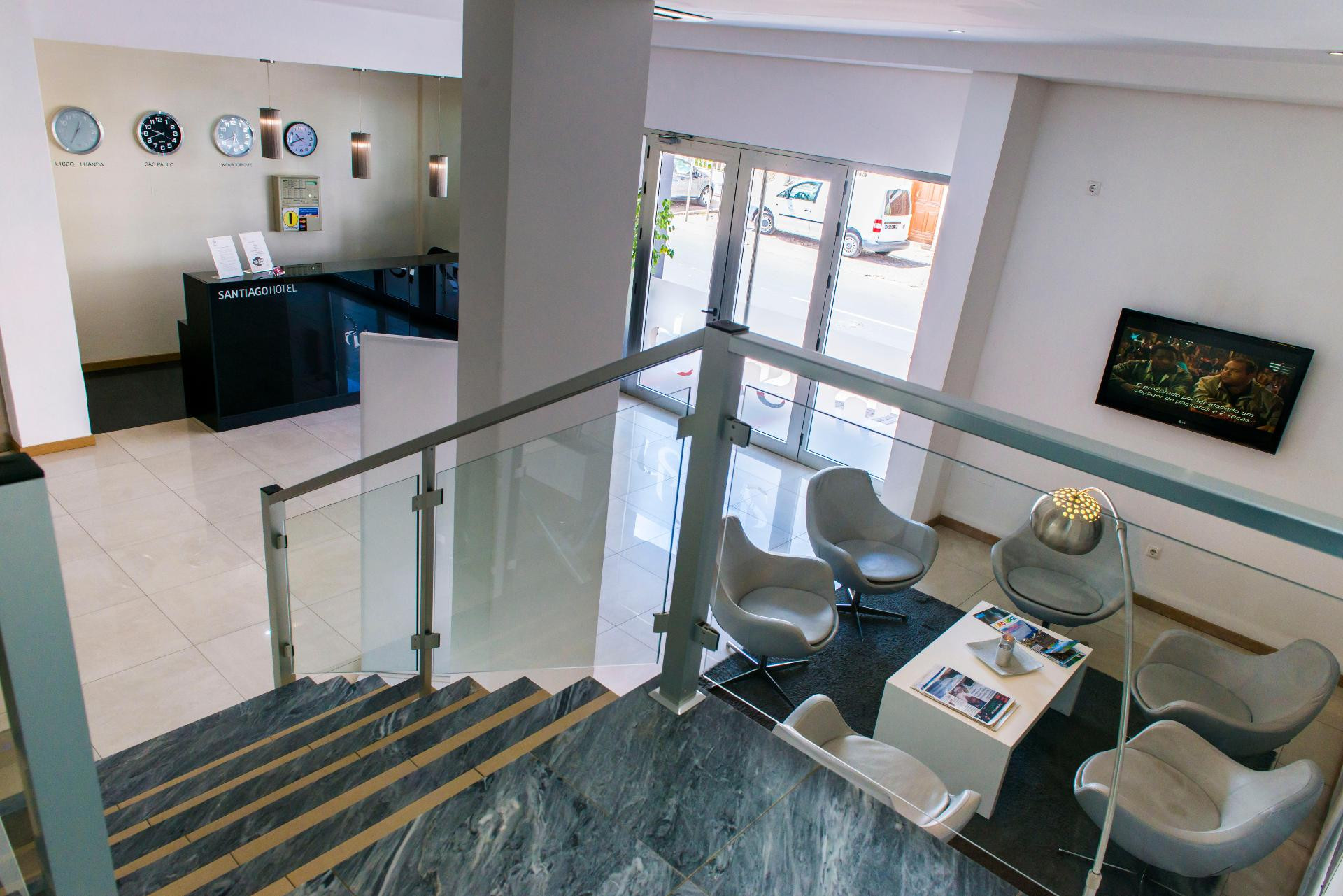 Vista Lobby Hotel Santiago