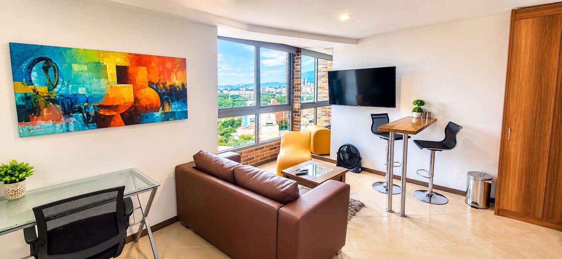Comodidades del Alojamiento Laureles Penthouse rooftop Suite