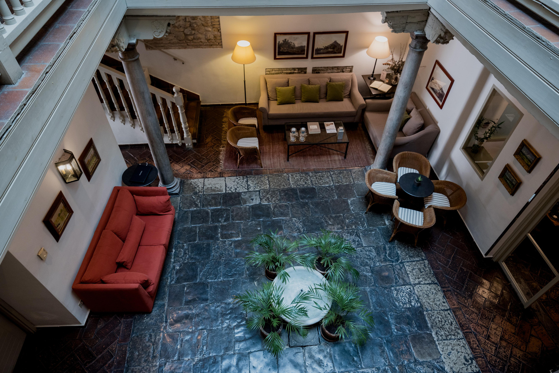 Vista Lobby Hotel Palacio de Los Navas