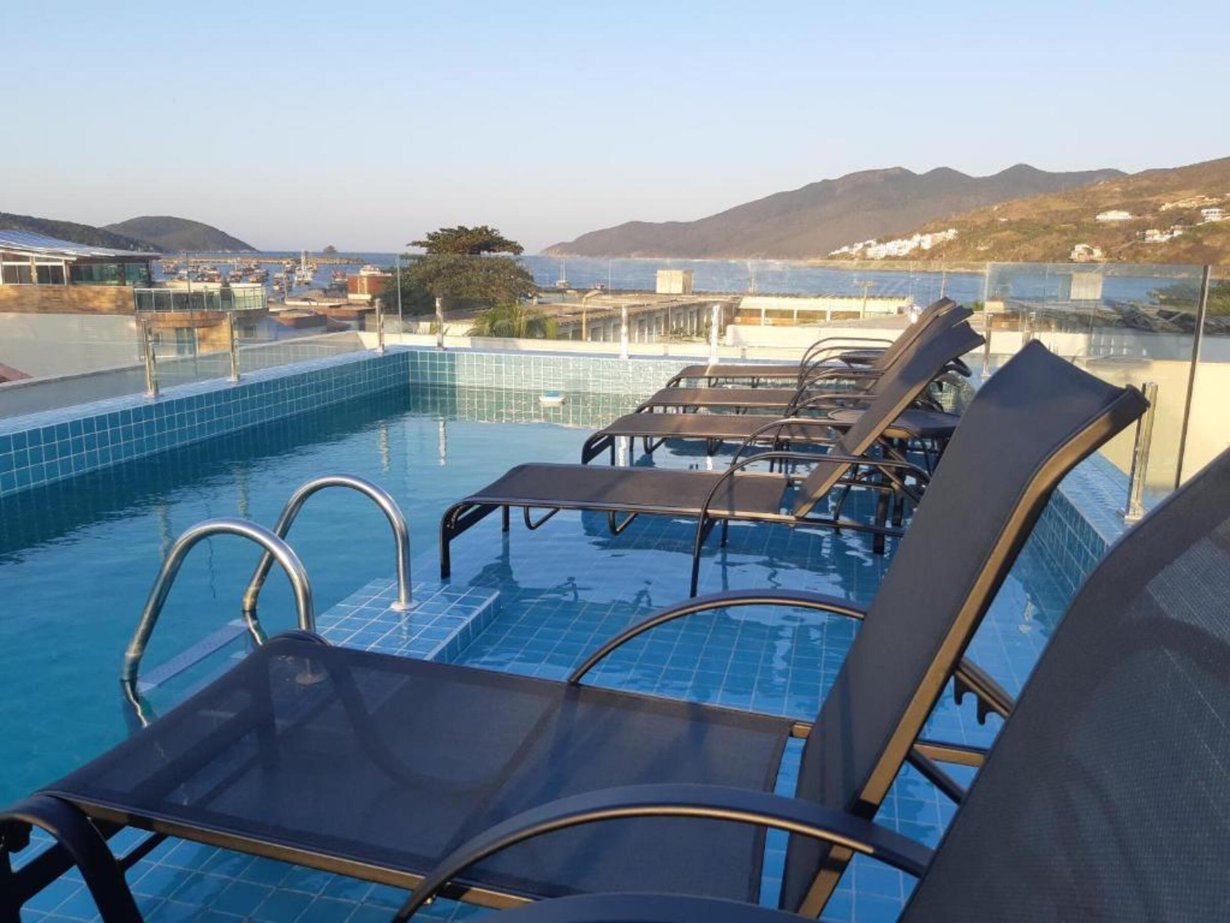 Vista Piscina Pousada Areia dos Anjos