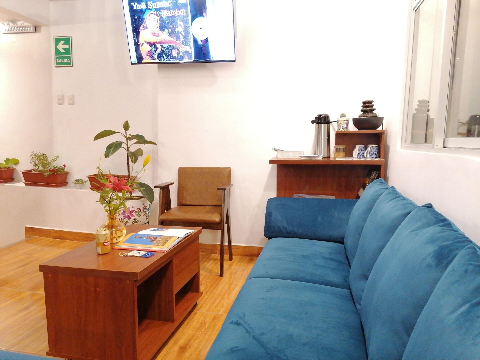 Vista Lobby El Ave Azul Boutique Hotel Cusco