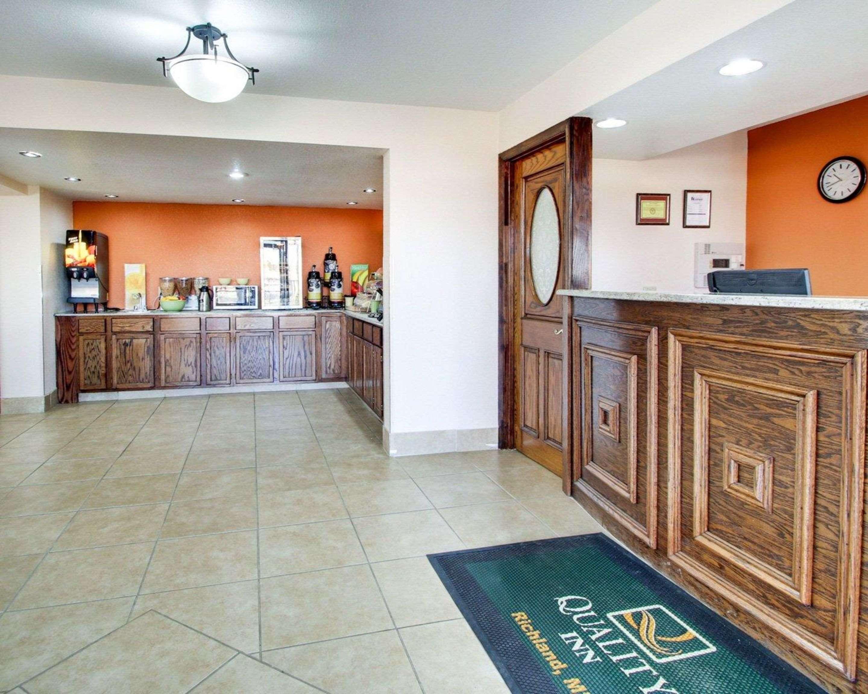 Vista Lobby Quality Inn Richland - Jackson South