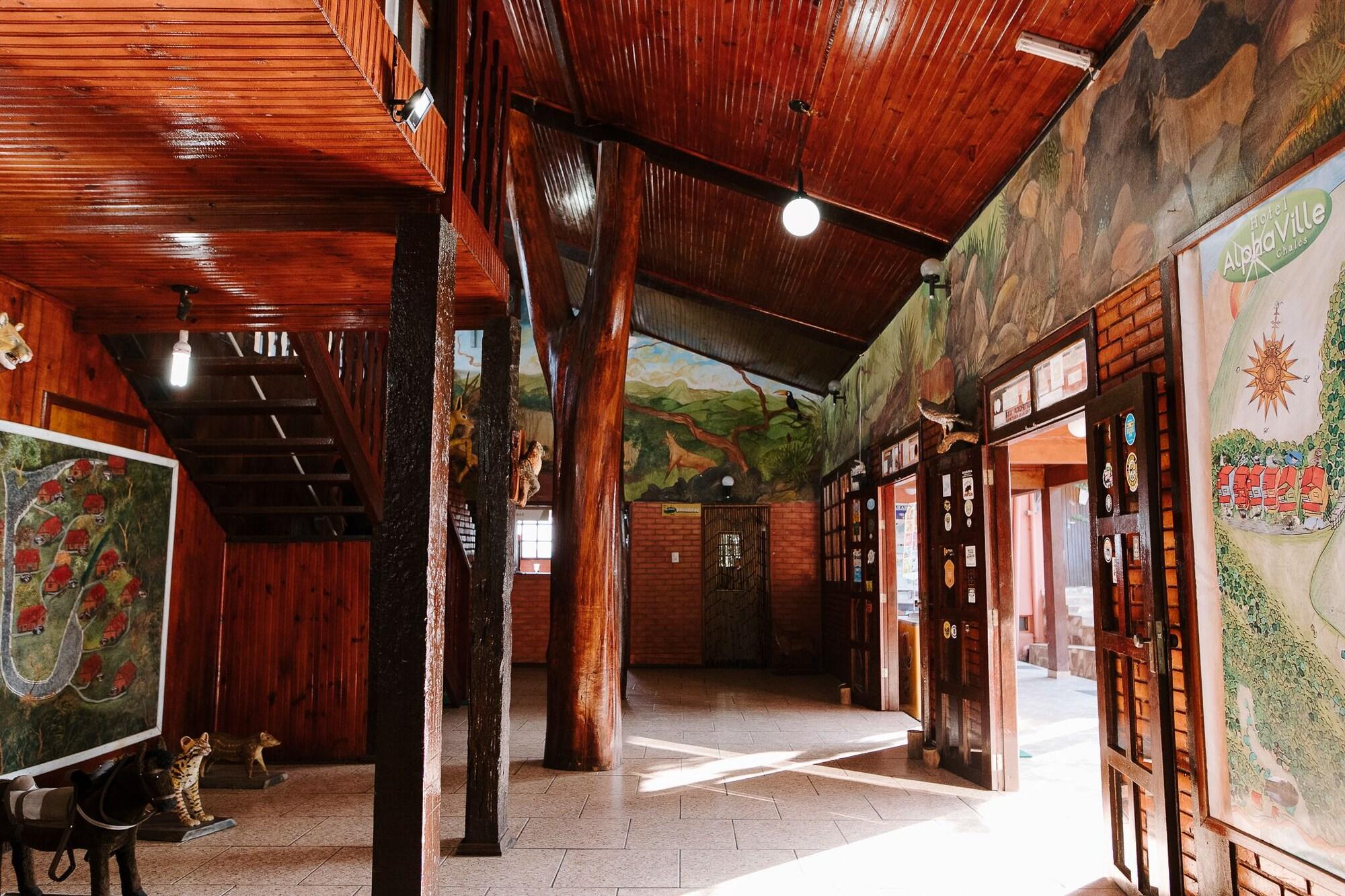 Vista Lobby Alpha Ville Chalés