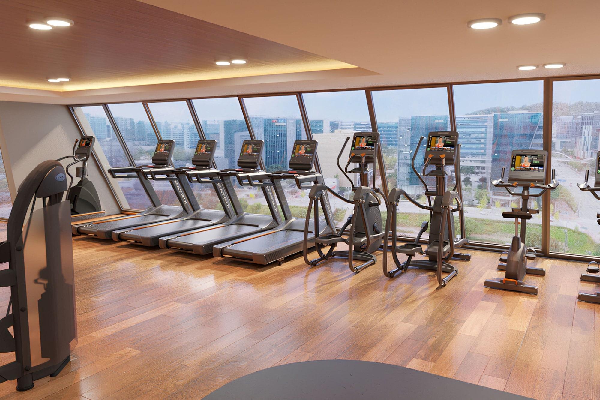 Gimnasio Courtyard by Marriott Seoul Pangyo