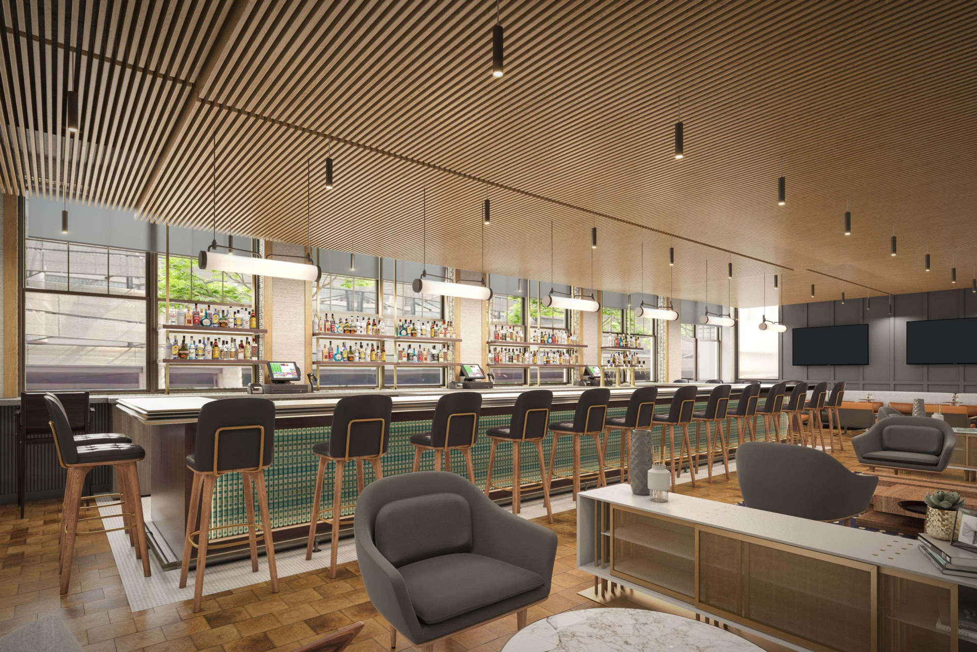 Bar/Salón The Slate Denver, Tapestry Collection By Hilton