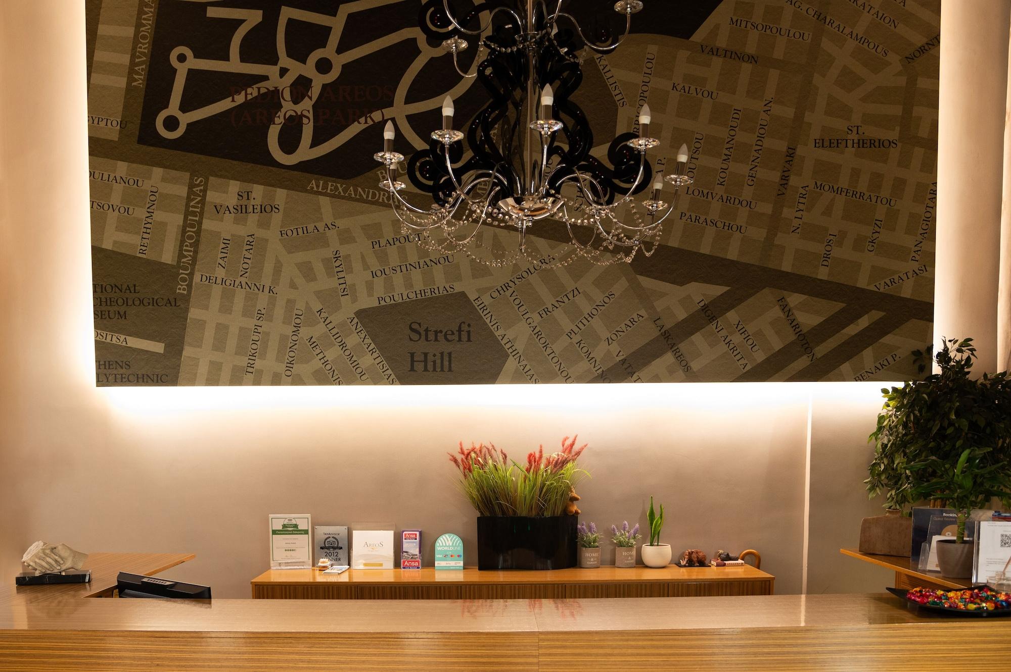 Vista Lobby Areos Hotel