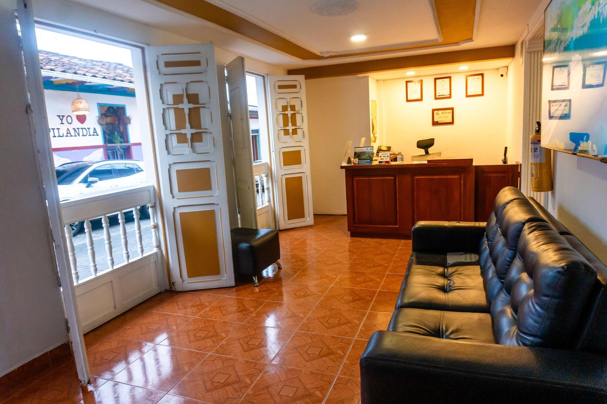 Vista Lobby Hotel El Shaddai - Filandia