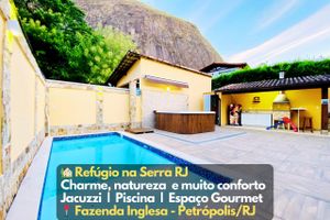 Alquiler Vacacional - Casa Jacuzzi Piscina Churrasqueira 10 min Itaipava