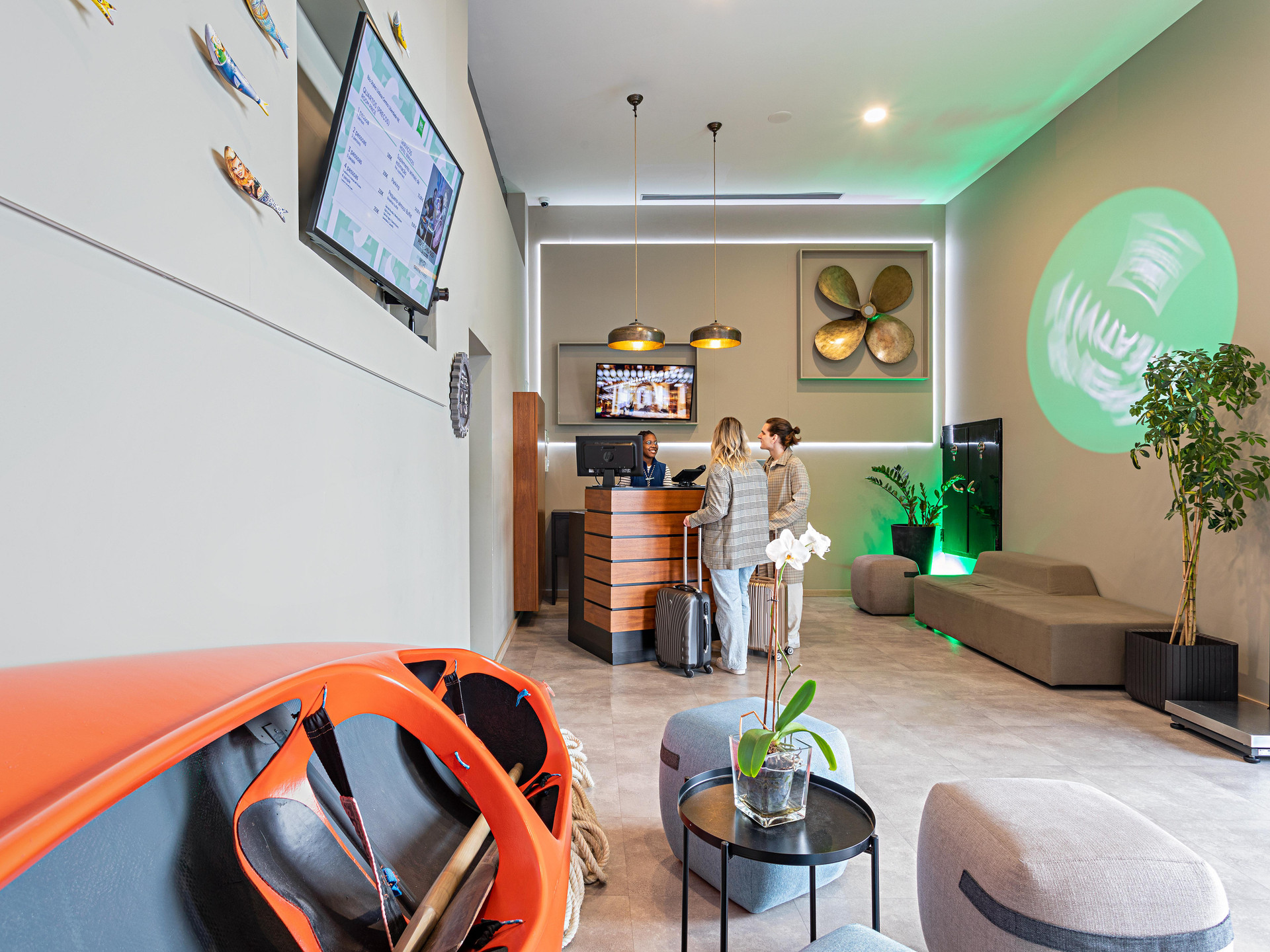 Vista Lobby ibis Styles Lisboa Centro Liberdade NE