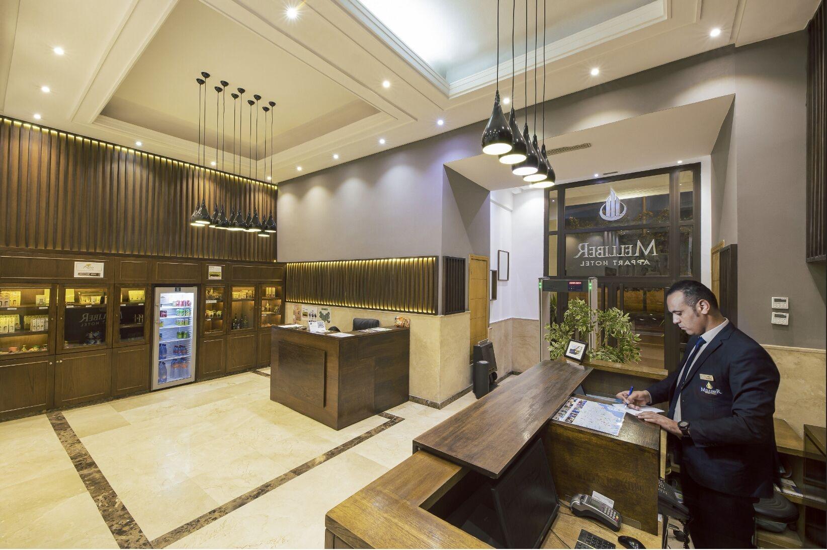Vista Lobby Melliber Appart Hotel