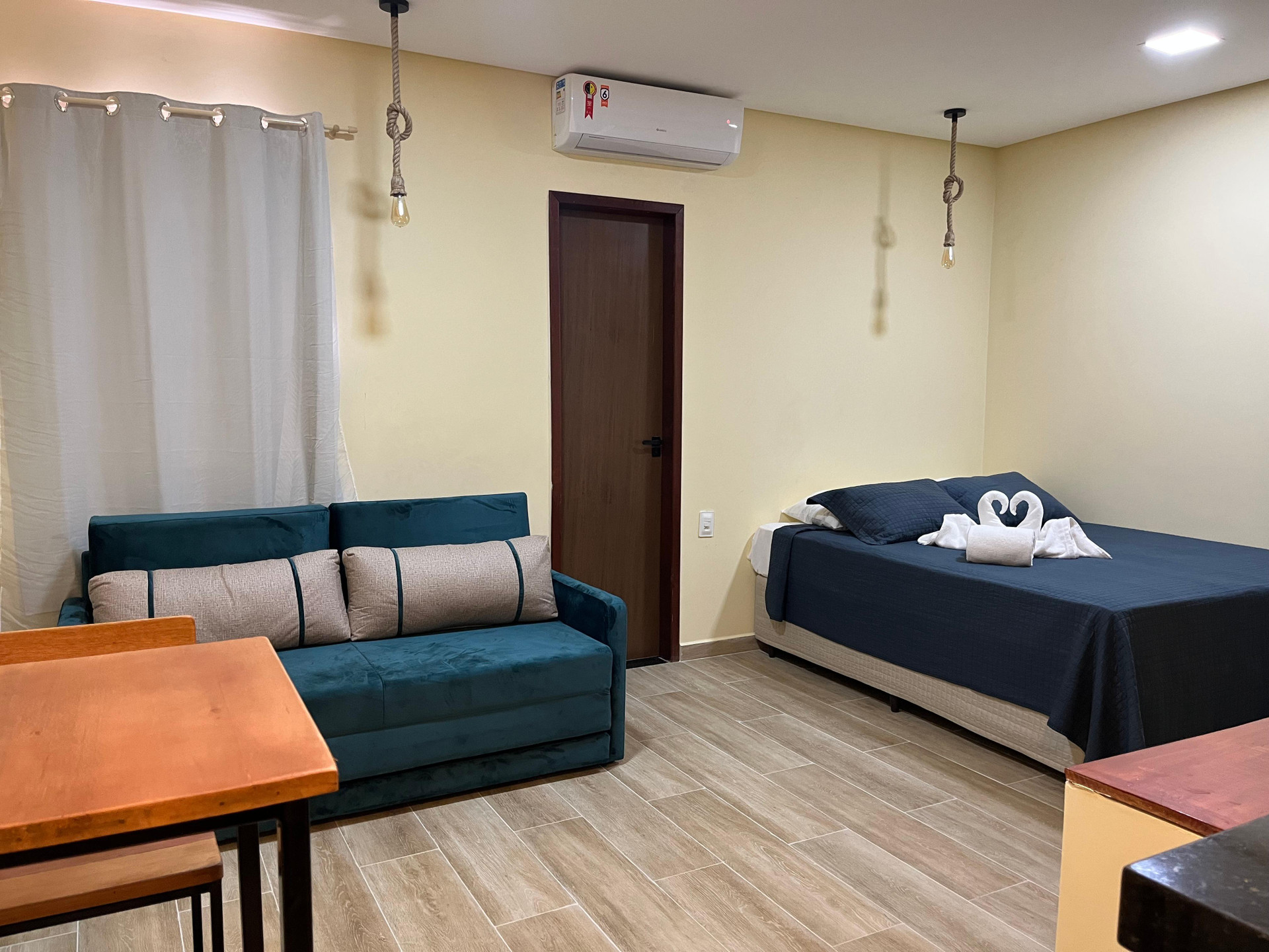 Zona de estar Pousada Sete Mares