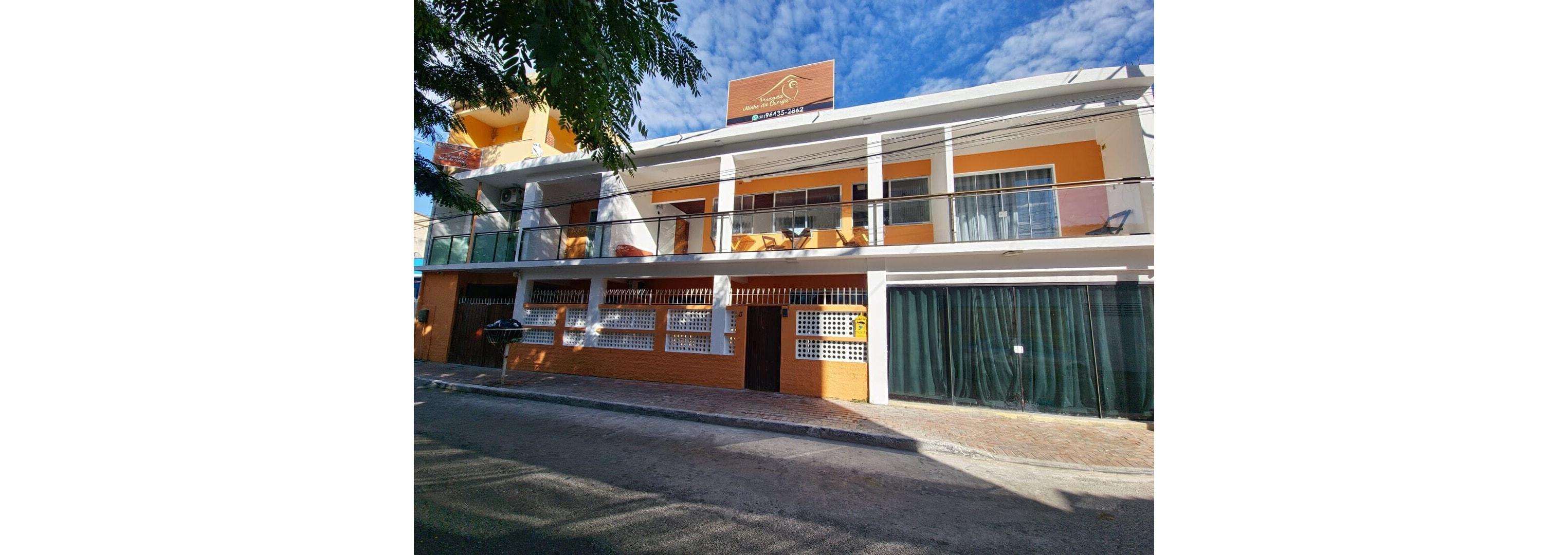 Vista da fachada Pousada Ninho da Coruja