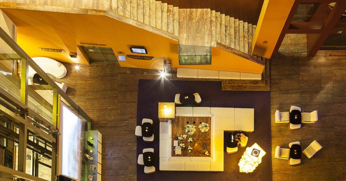 Vista Lobby Hotel Melia Bilbao