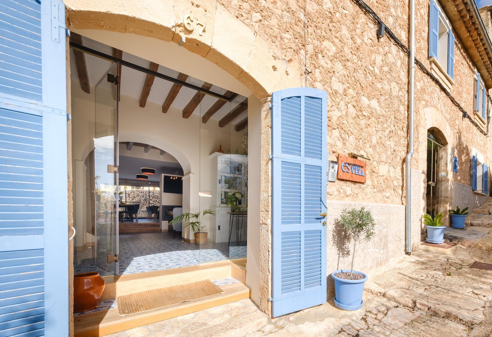 Vista Exterior Es Corte Vell - Inland Bunyola - Adults Only