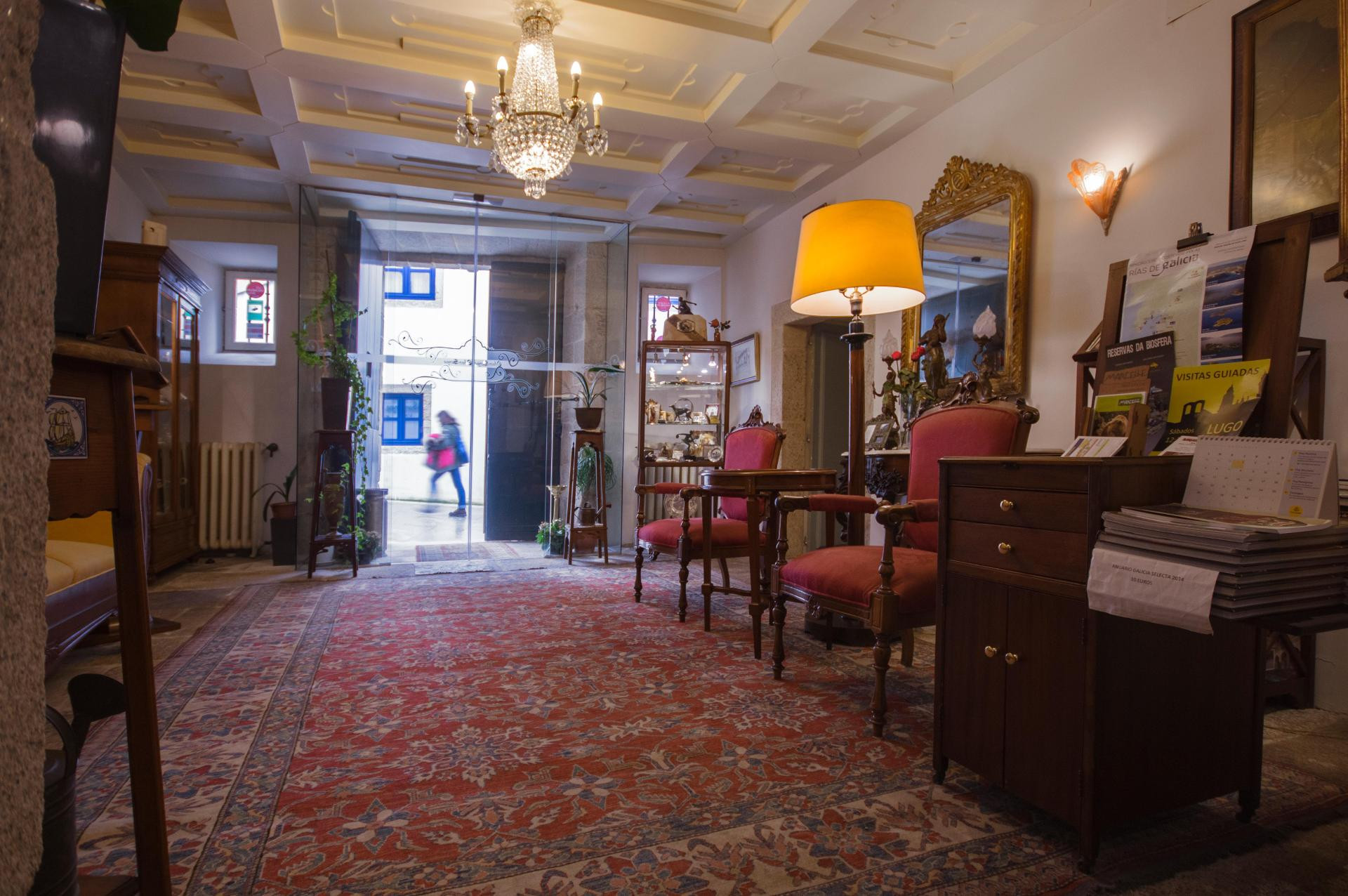 Vista Lobby Hotel Monumento Pazo de Orbán