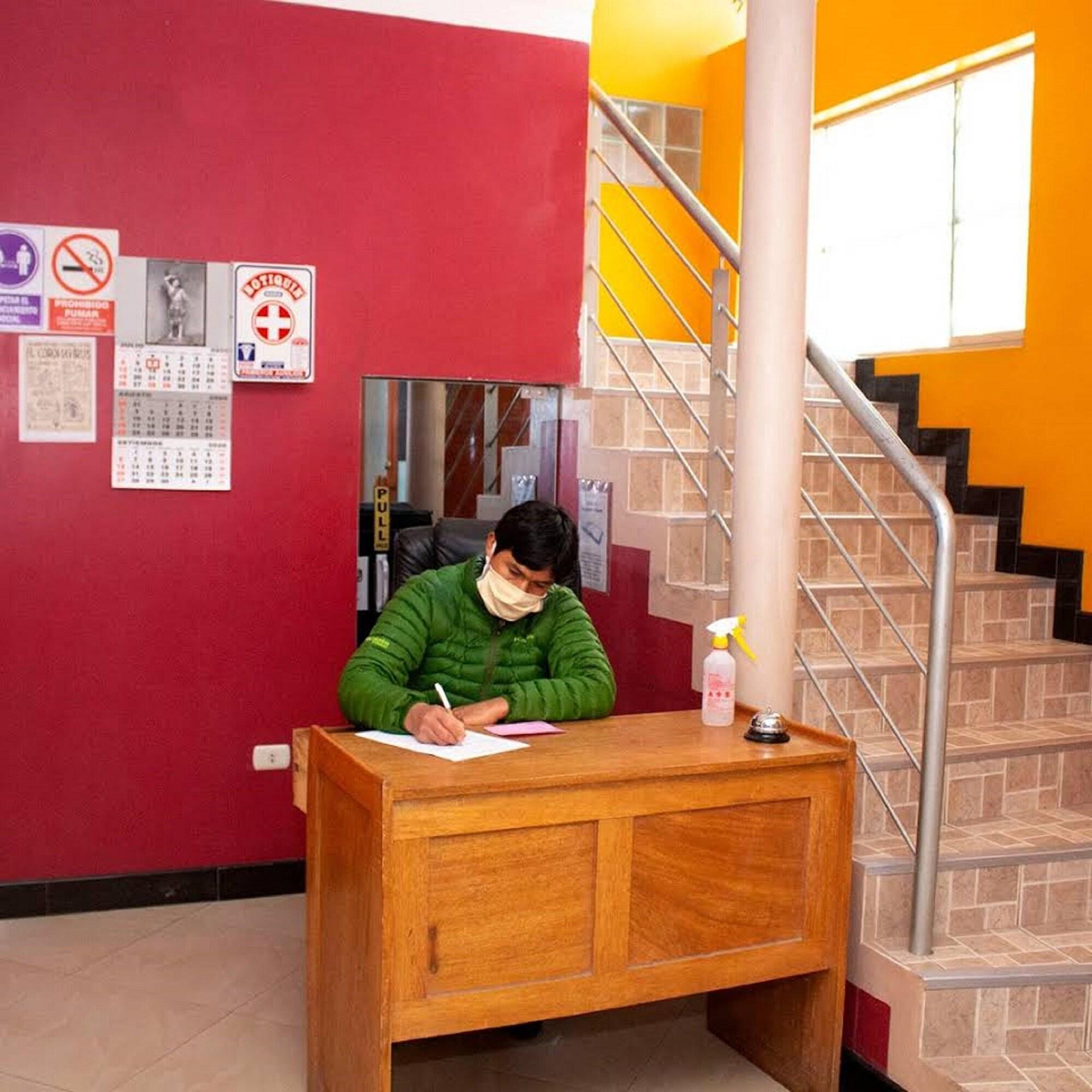 Vista Lobby Hospedaje Bolivar I