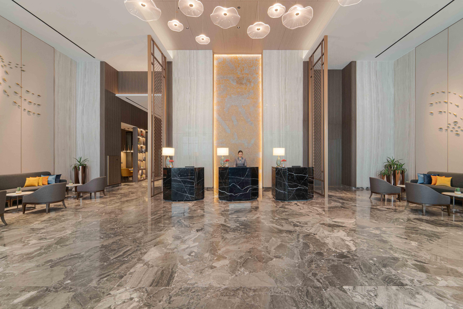 Vista Lobby Oakwood Hotel & Apartments Grand Batam