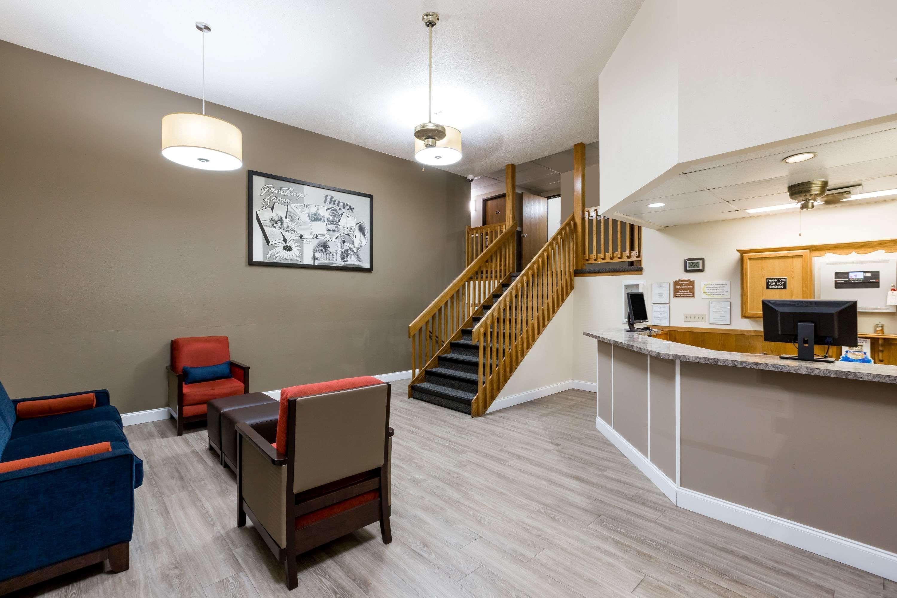 Vista Lobby Super 8 by Wyndham Hays KS