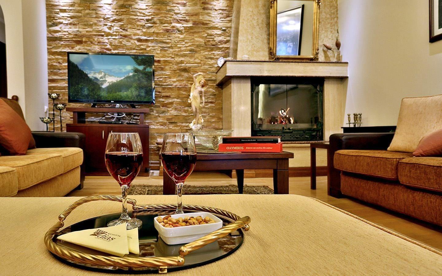 Vista Lobby Xenios Dias Boutique Hotel