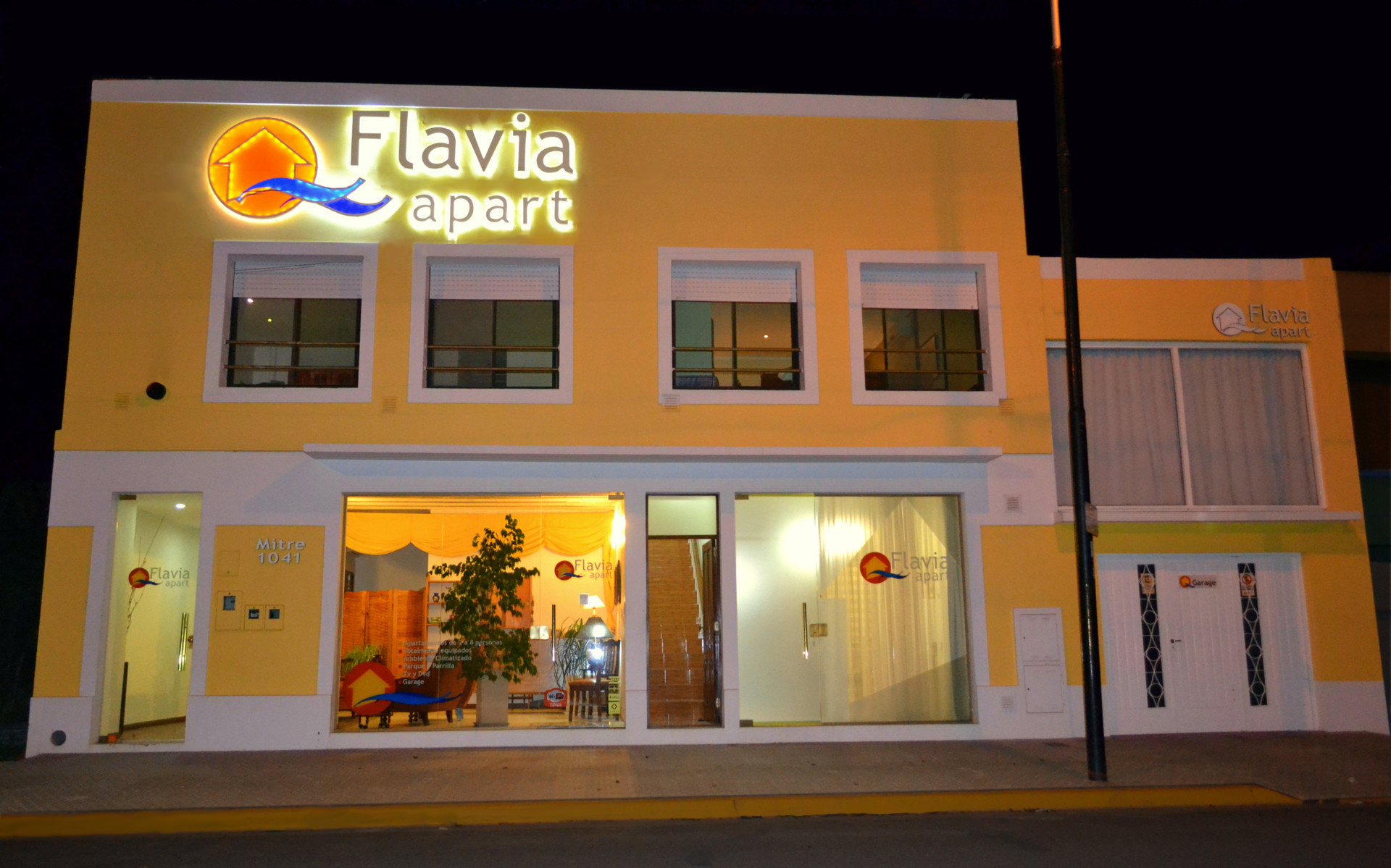 Vista Exterior Apart Flavia Carhué
