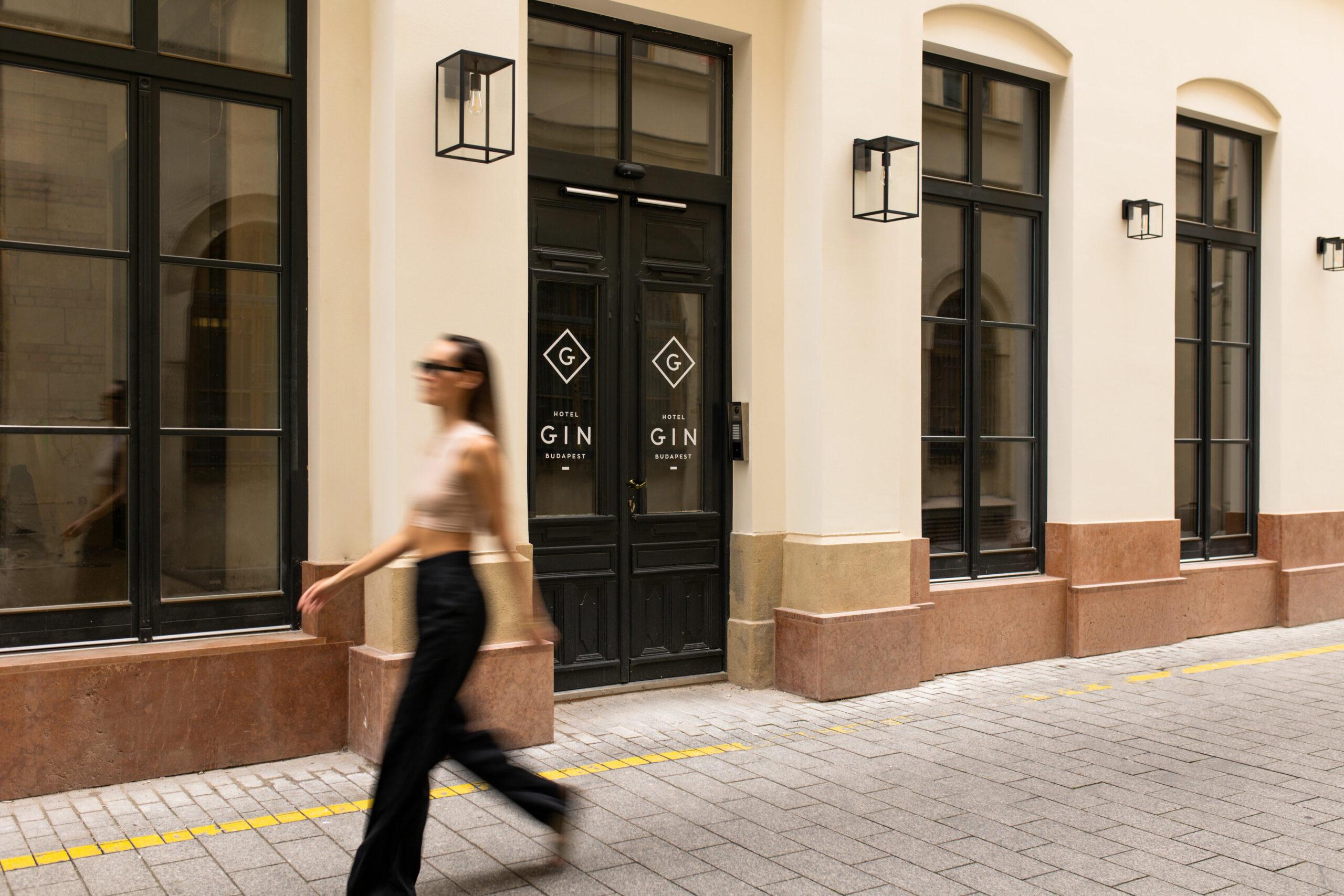 Vista Exterior Hotel GIN Budapest