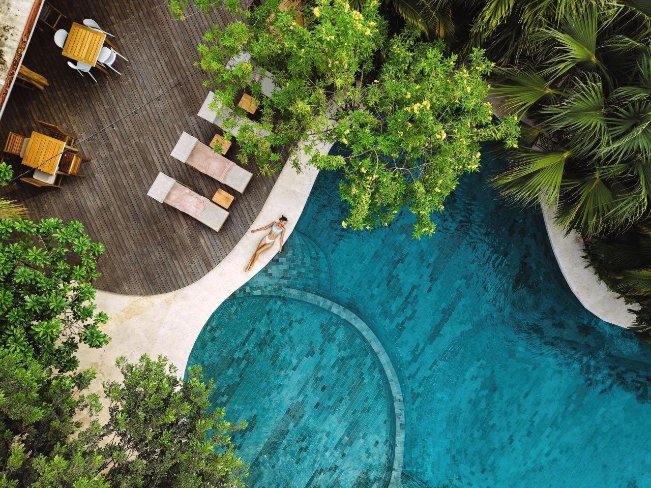 Vista Piscina Cala Luna Boutique Hotel & Villas