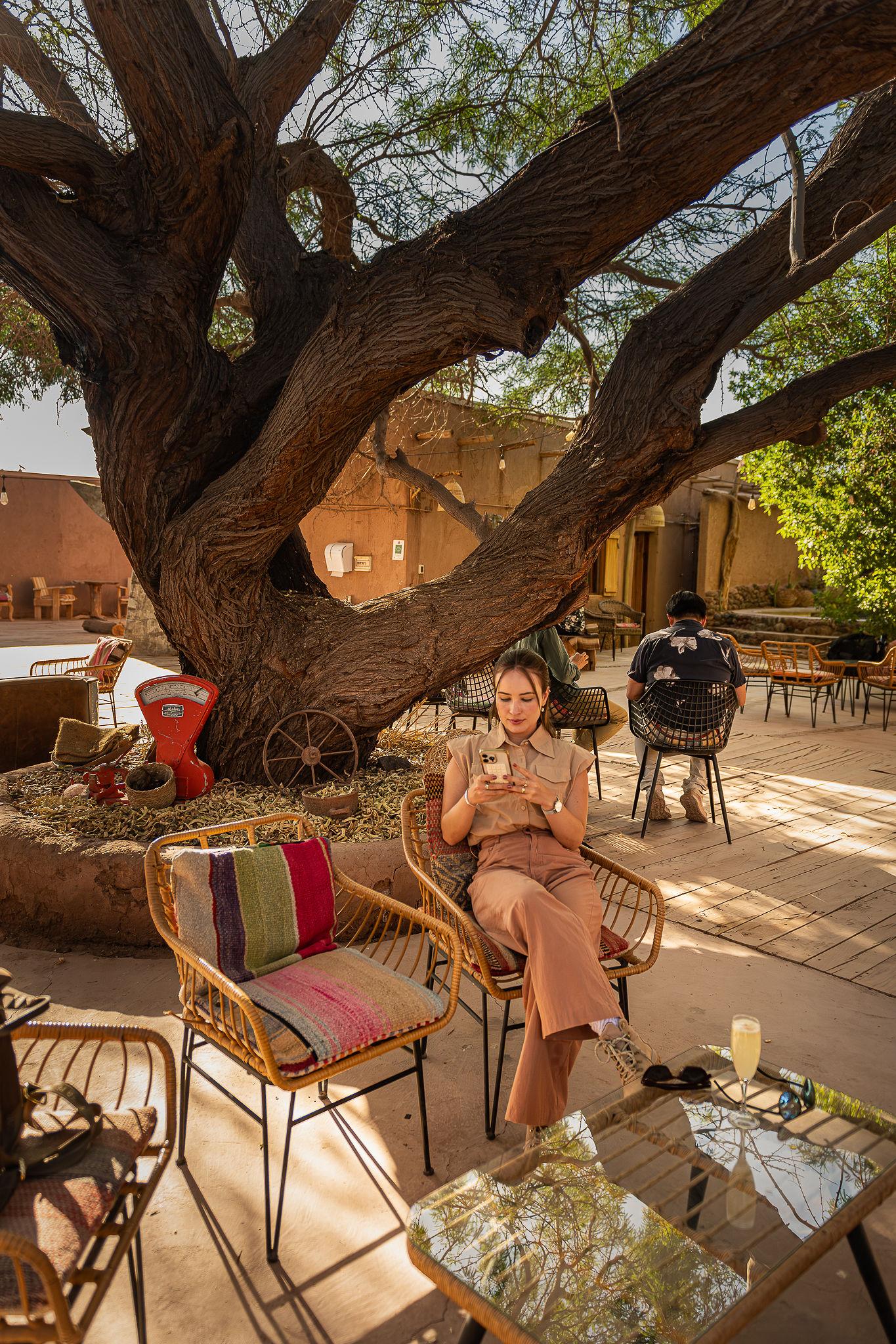 Zona de estar Don Raúl Hotel