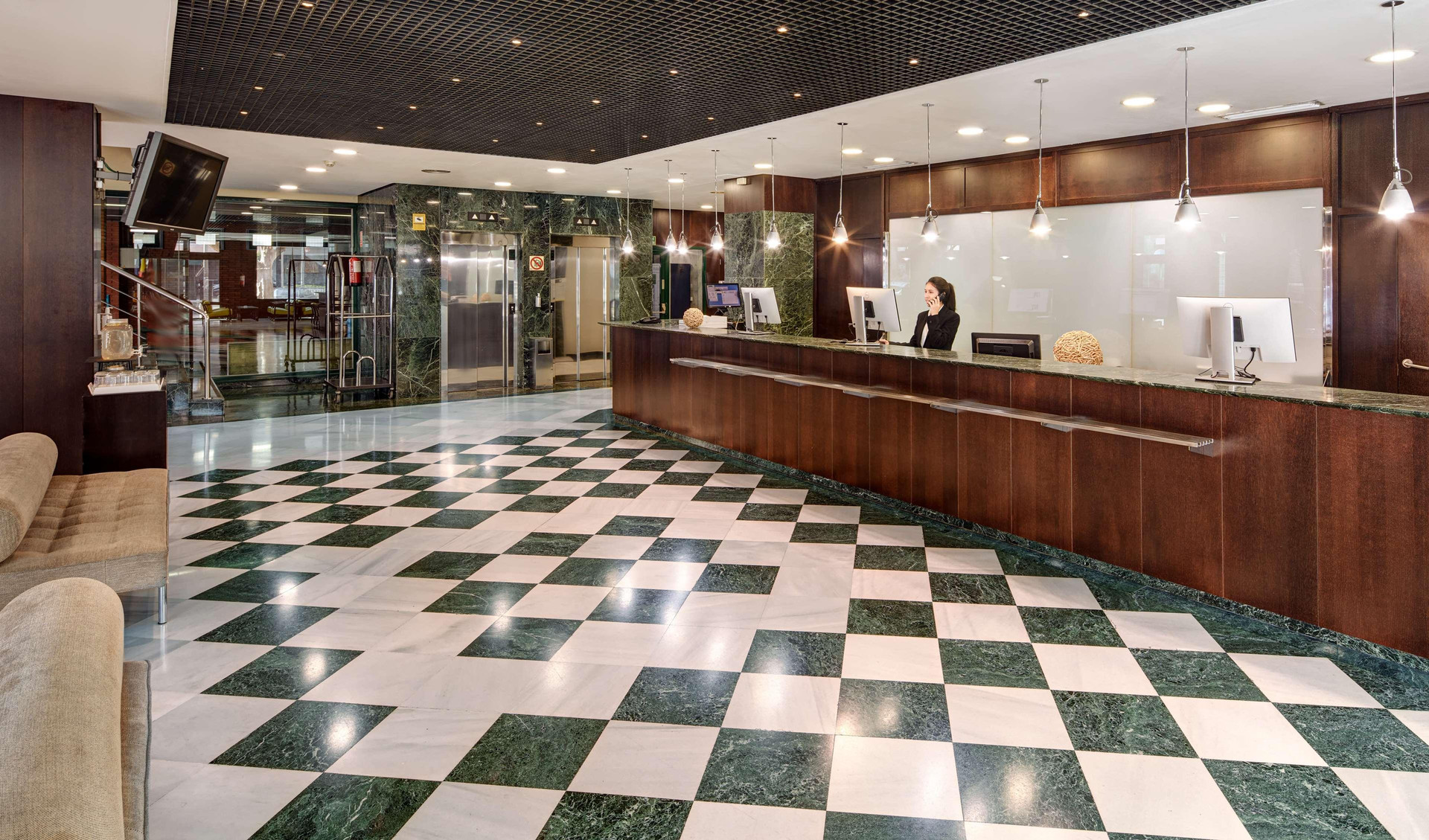Vista Lobby Sercotel Amistad Murcia