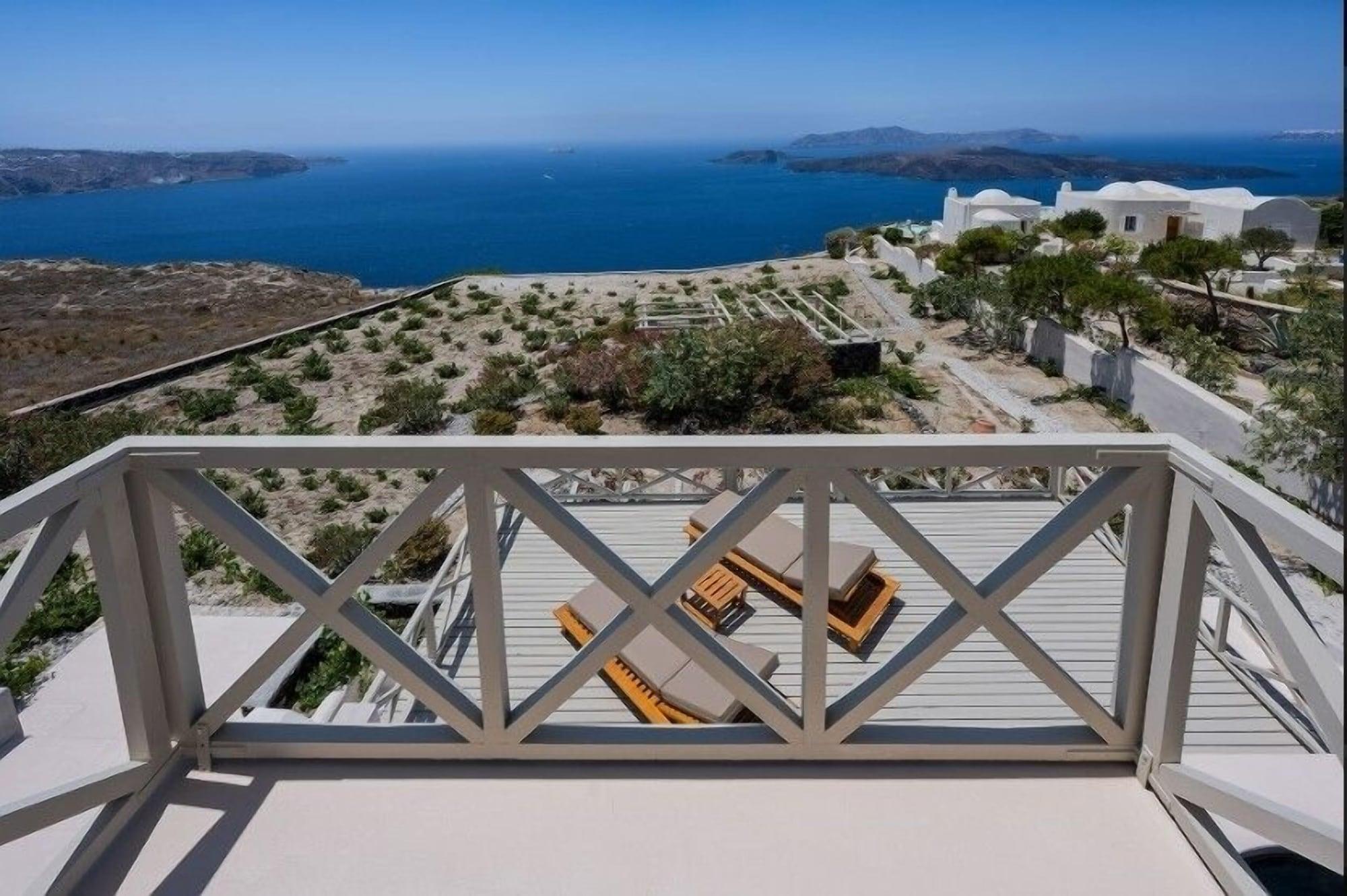 Vista Exterior Santo Blue Santorini