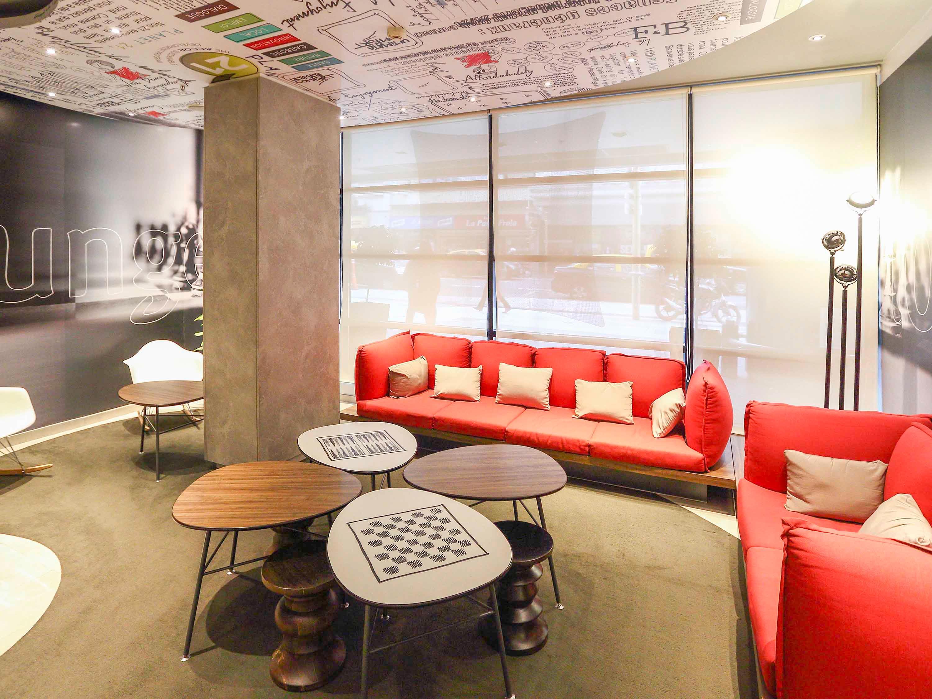 Vista Lobby ibis Buenos Aires Obelisco