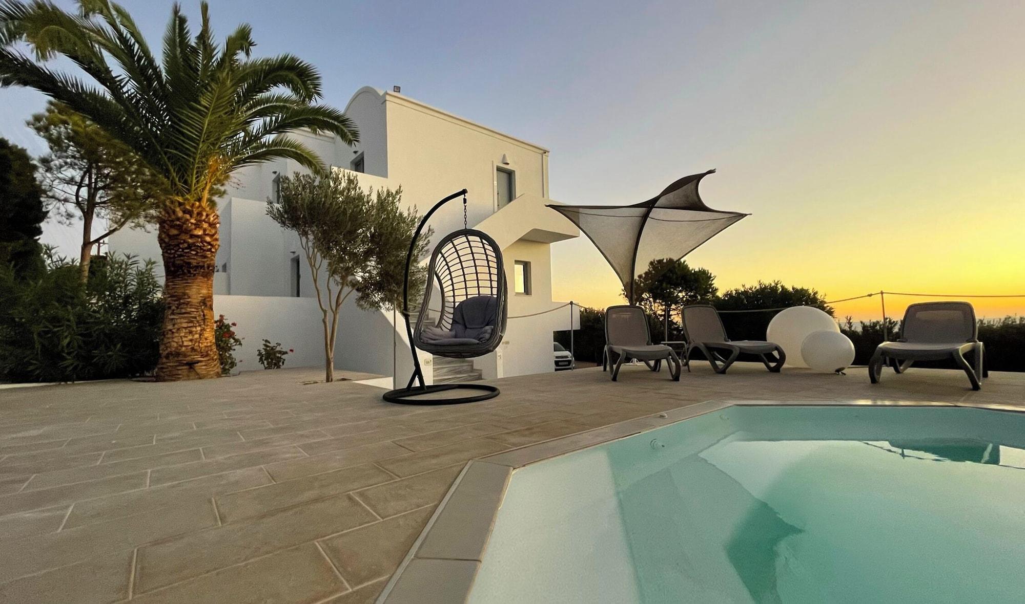 Vista Piscina DL Santorini