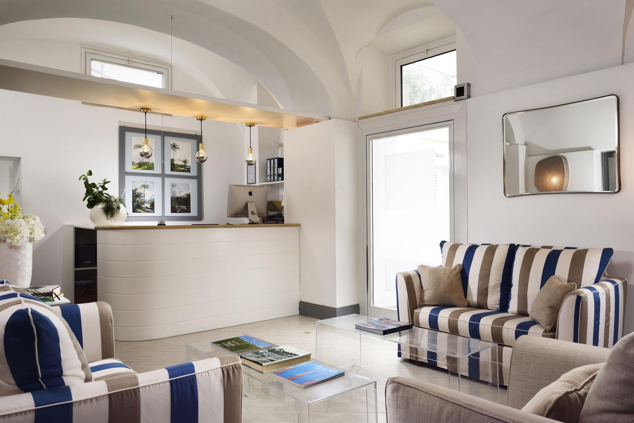 Vista Lobby Hotel Villa Delle Palme