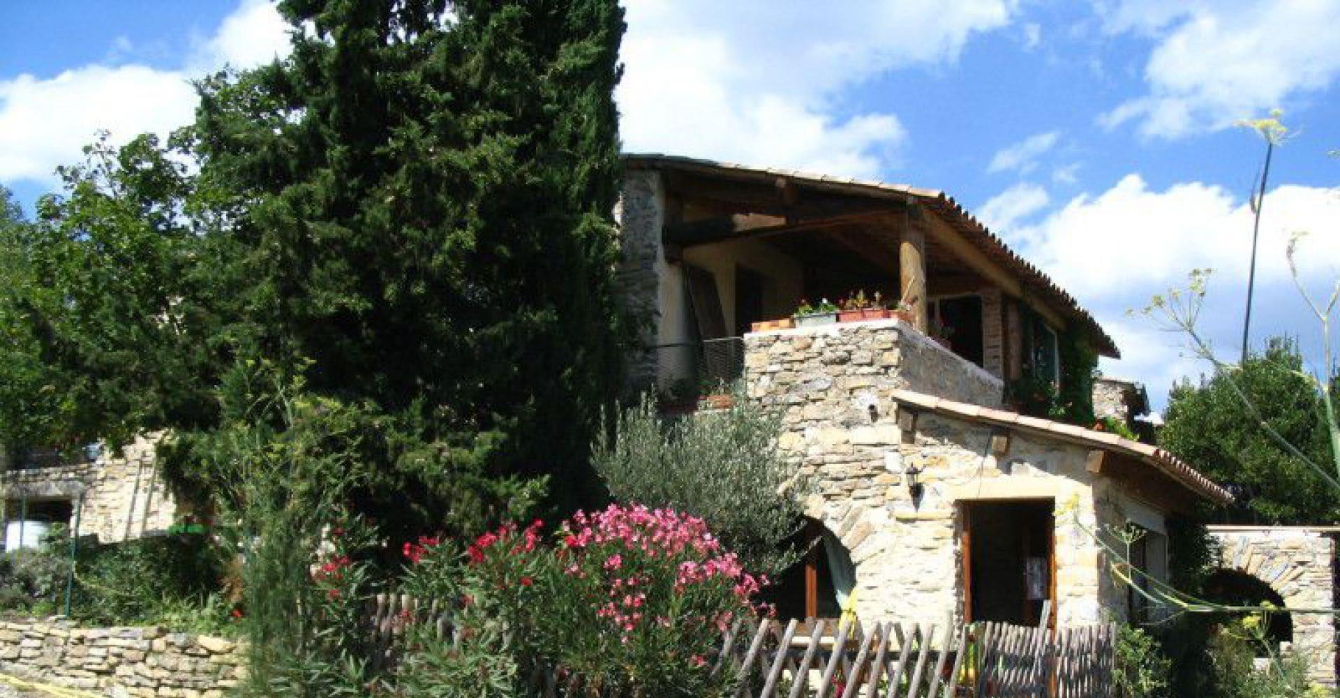 Vista Exterior Eco-Domaine Pontet Fronzele Mobil home