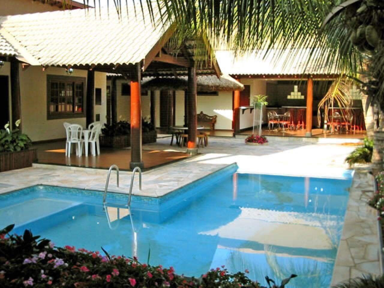 Vista Piscina Pousada Coqueiros