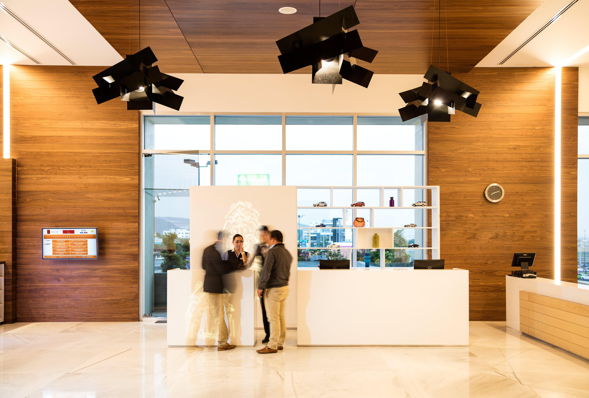 Vista Lobby Fiesta Inn Pachuca Gran Patio