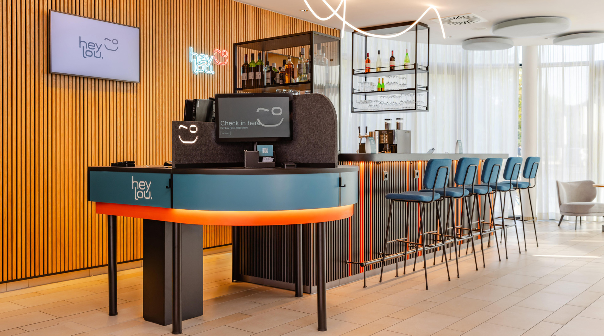 Vista Lobby Hey Lou Hotel Hildesheim